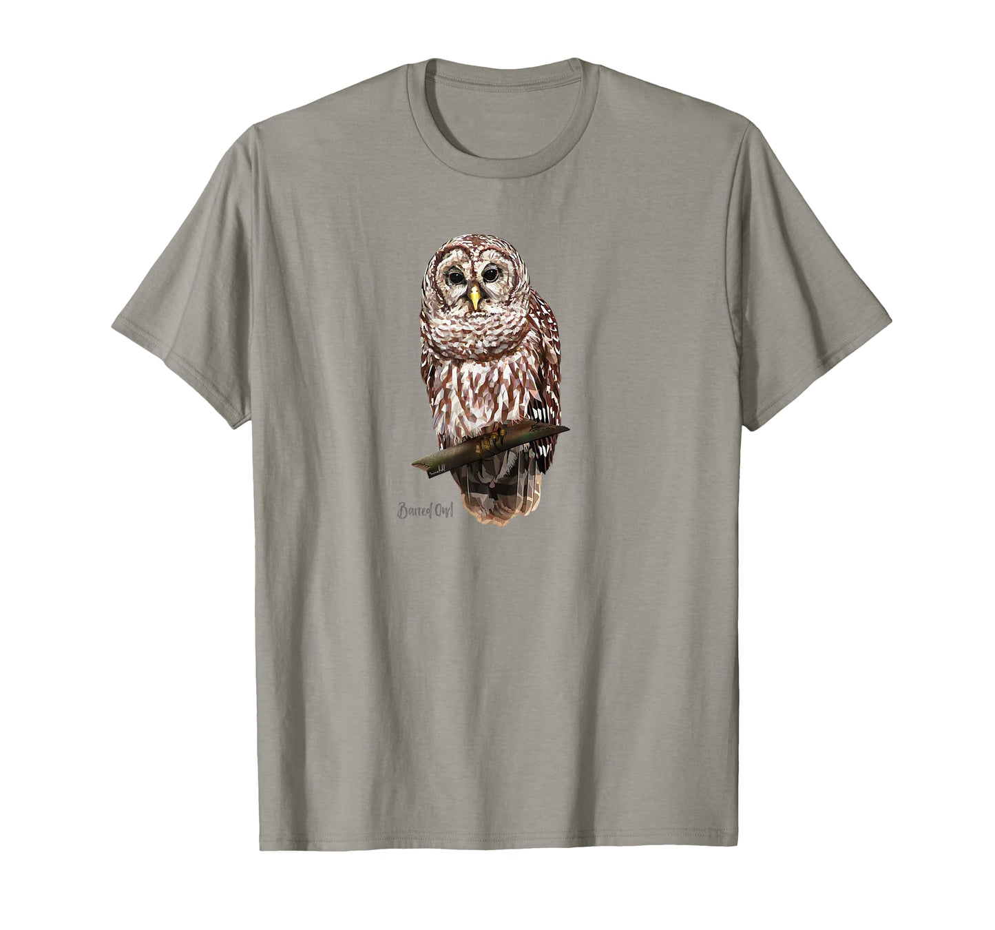 Barred Owl Graphic Birder Shirt Wildlife Bird Watching T-Shirt
