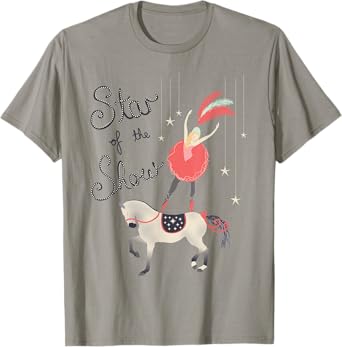 Circus Horse Show Star Act Vintage Tent Performer Artists T-Shirt