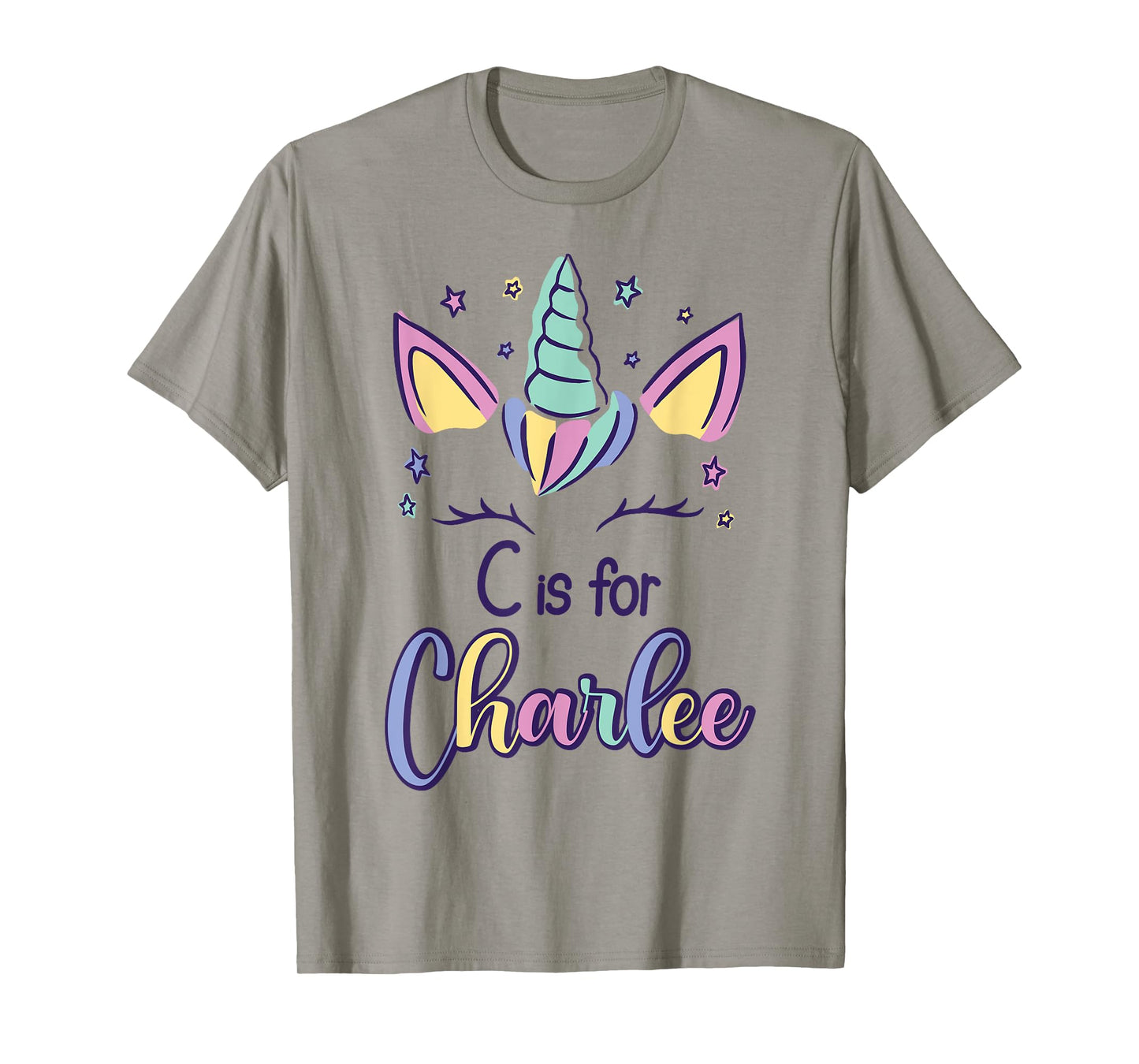 First Name Charlee Personalized C Is For Charlee T-Shirt