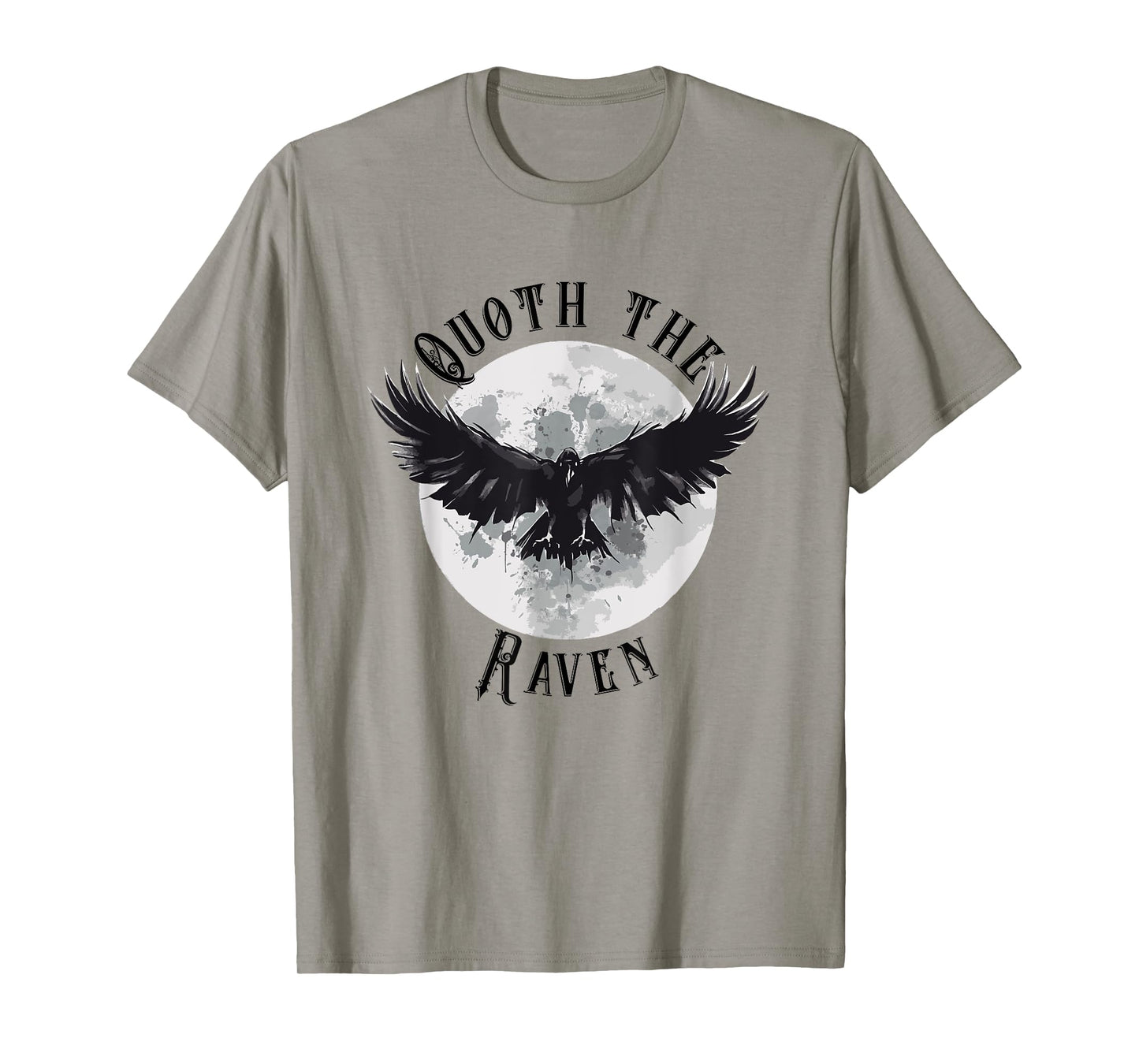 Edgar Allan Poe Nevermore The Raven Quote Literary Book T-Shirt