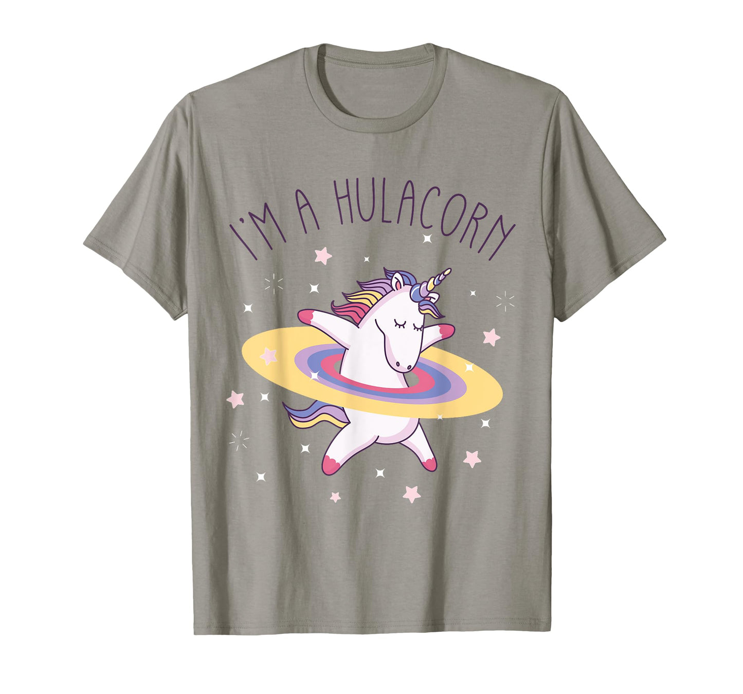 Unicorn Rainbow Hula Hoop I'm a Hulacorn T-Shirt T-Shirt