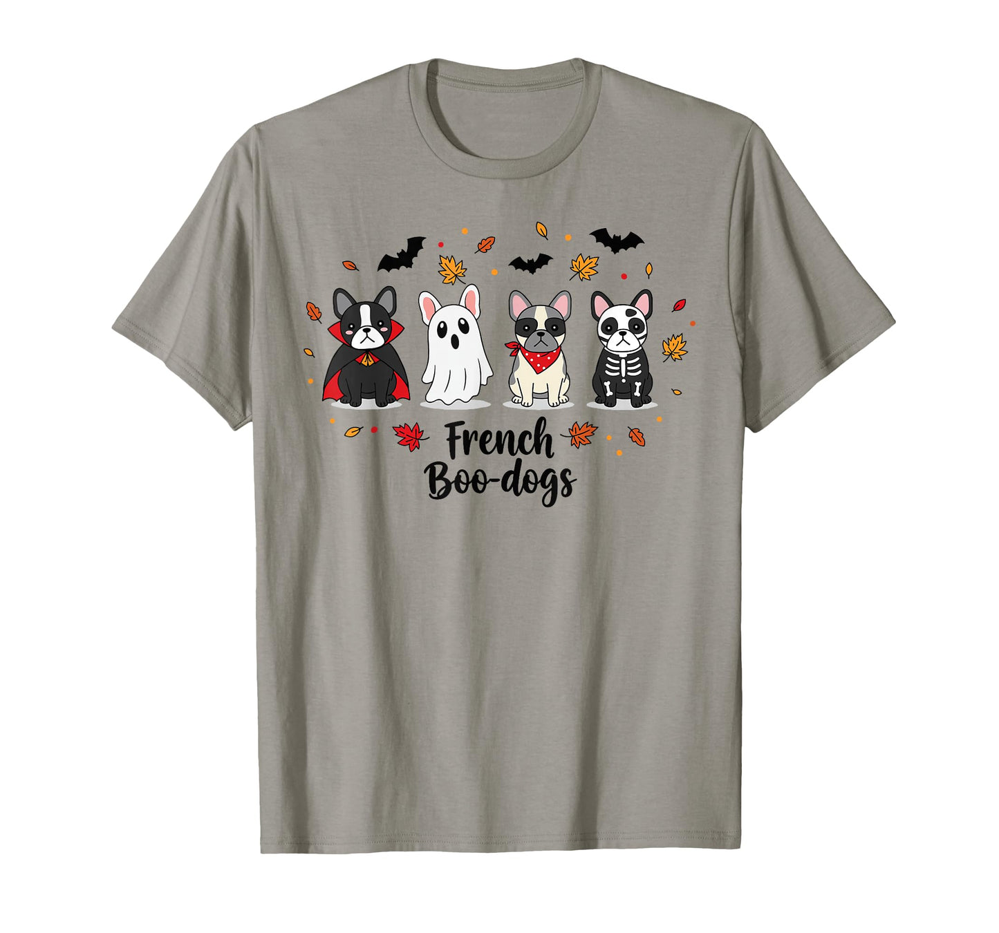 French Boo-Dog Halloween Ghost French Bulldog Fall Autumn T-Shirt