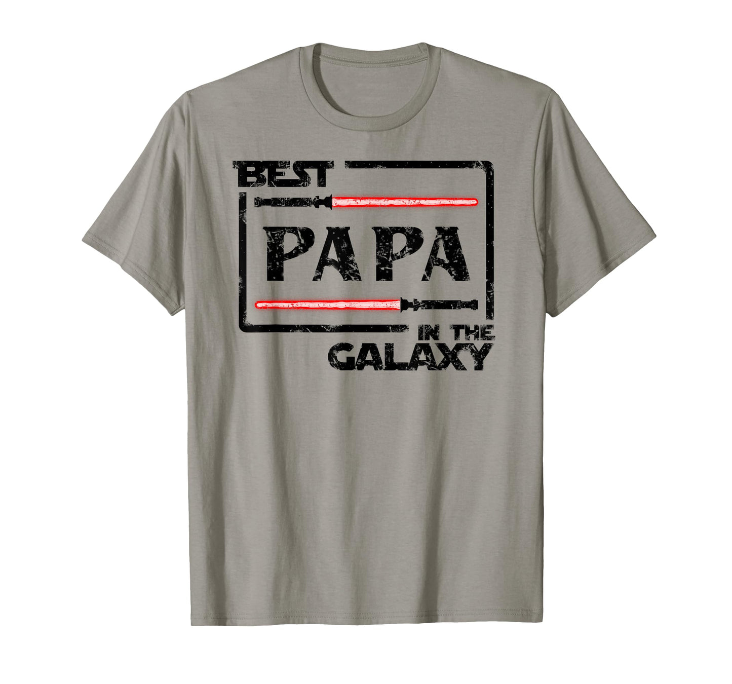 Fathers Day Gift Best Papa In Galaxy Mens T-Shirt T-Shirt