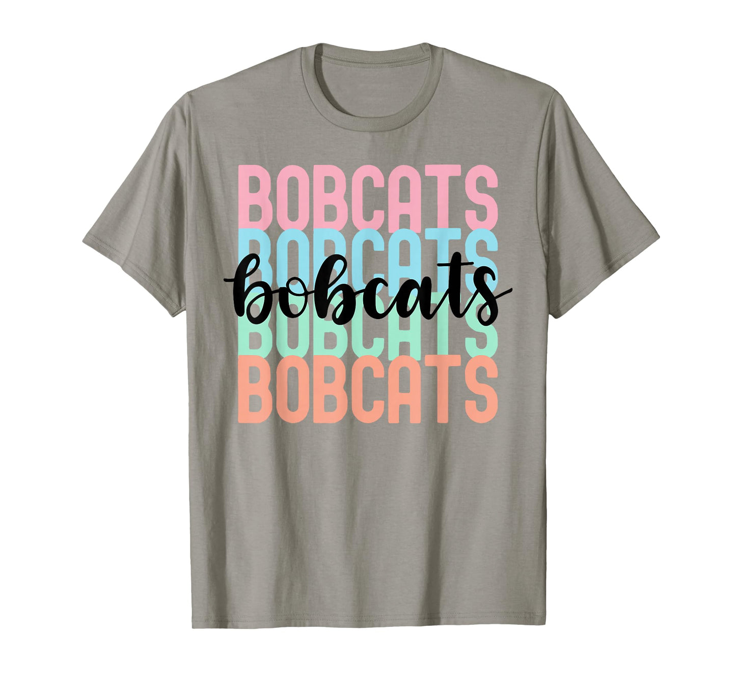 Bobcats Team Mascot School Spirit Game Night T-Shirt