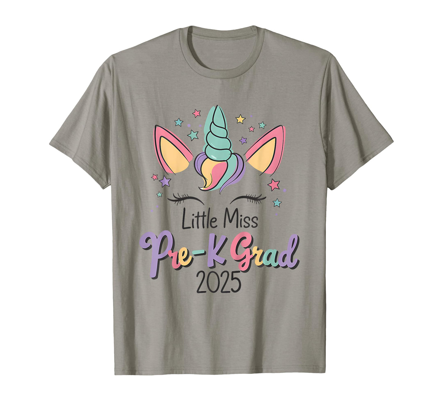 Little Miss Pre-K Grad Preschool Prek Graduation 2025 T-Shirt