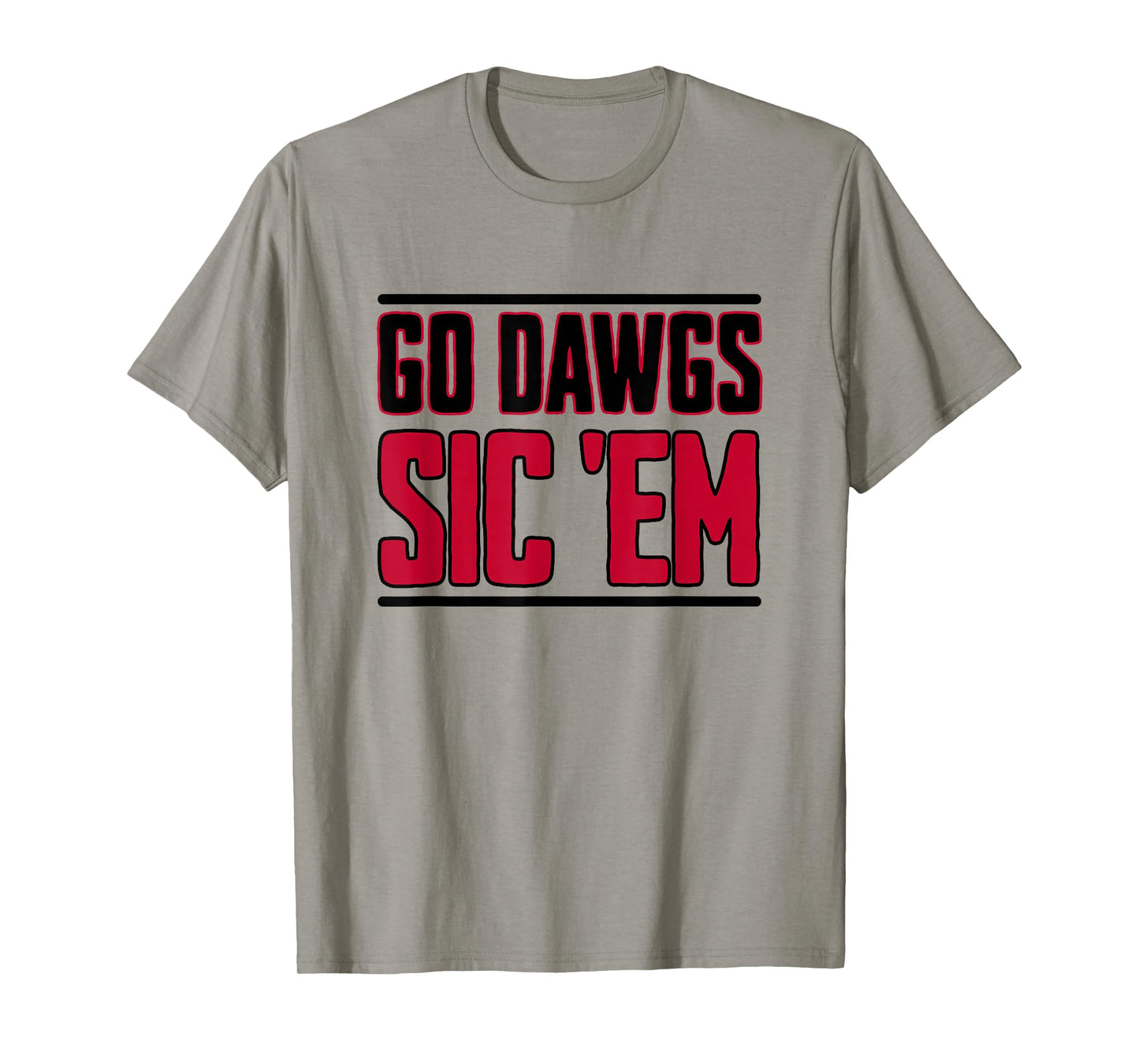 Bulldog Team Mascot School Spirit Go Dawgs Sic Em T-Shirt