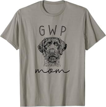 GWP Mom German Wirehaired Pointer Dog Mother T-Shirt