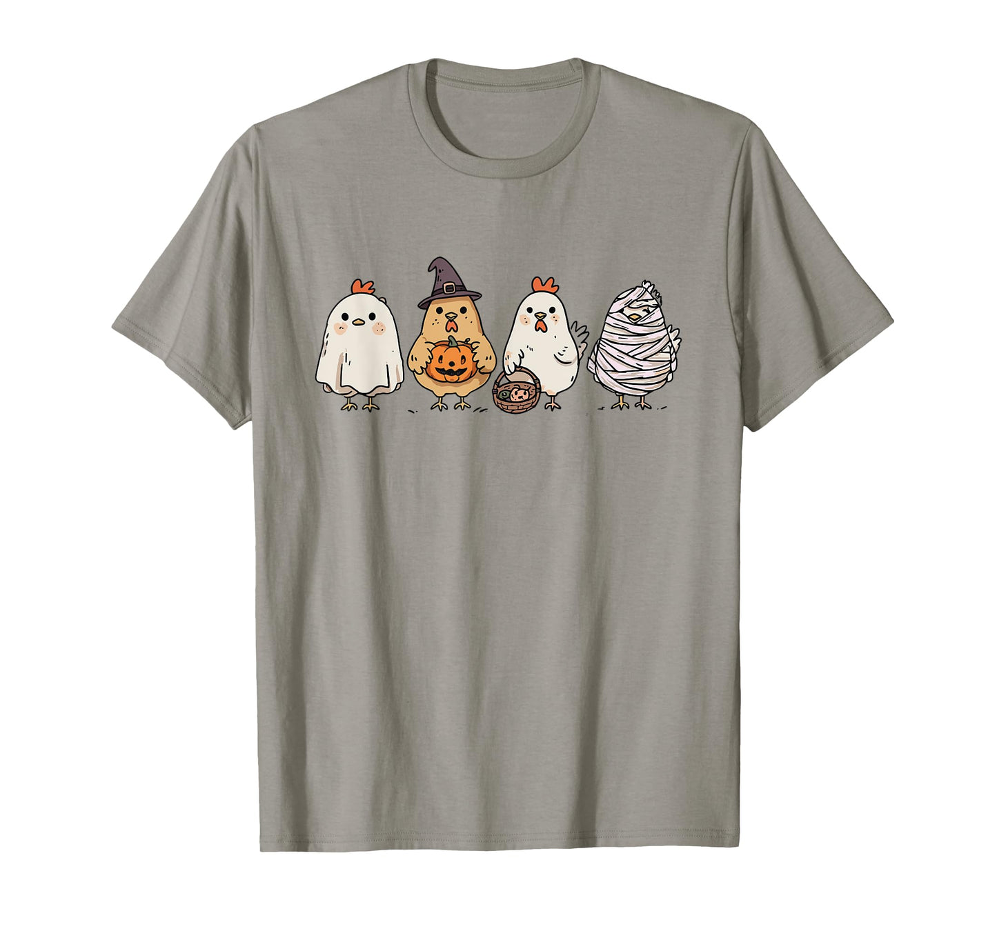 Funny Halloween Ghost Spooky Chickens Ghost Chicken Sweater T-Shirt