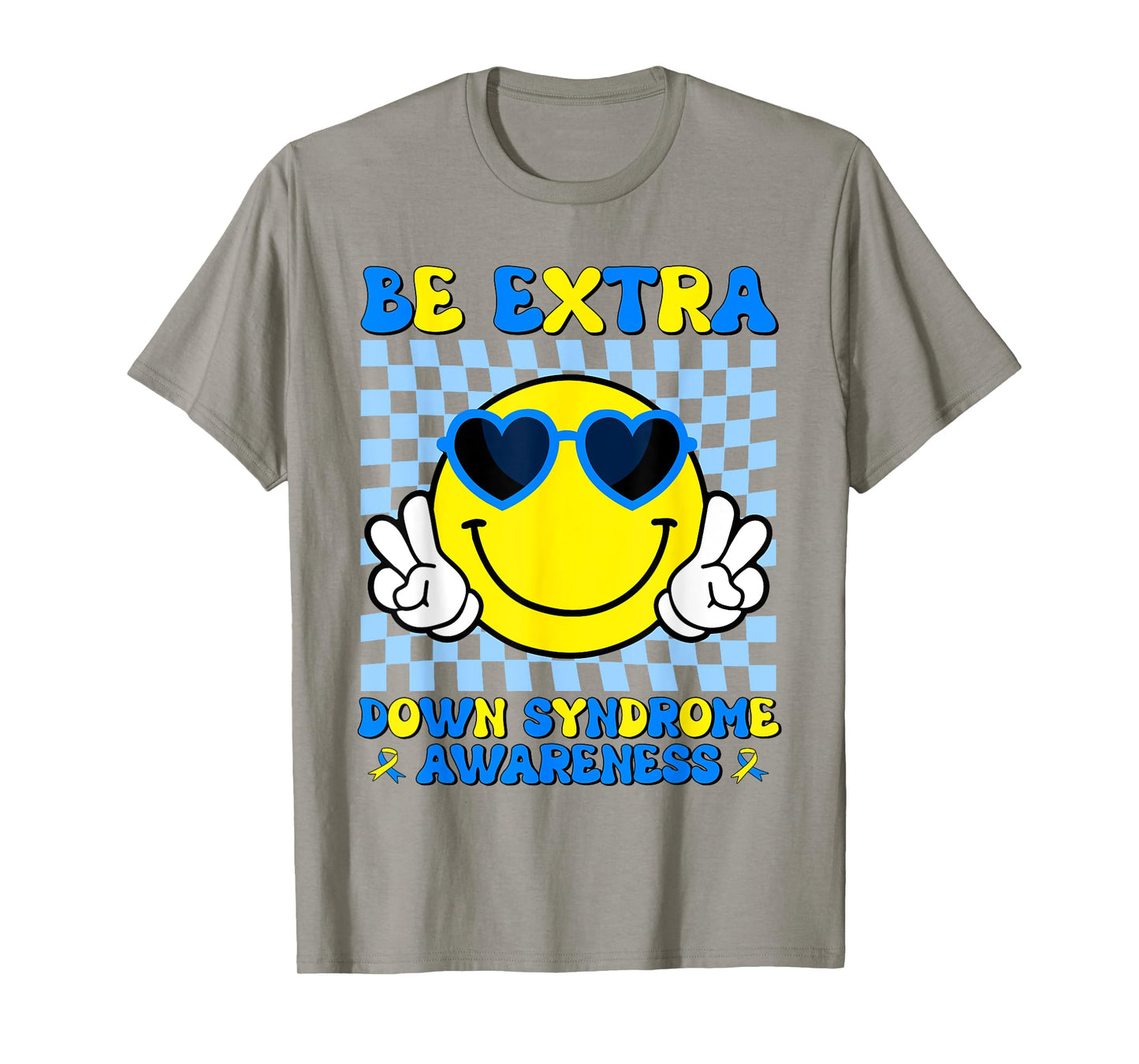 Be Extra Smile Face Down Syndrome Awareness Kids Toddler T-Shirt