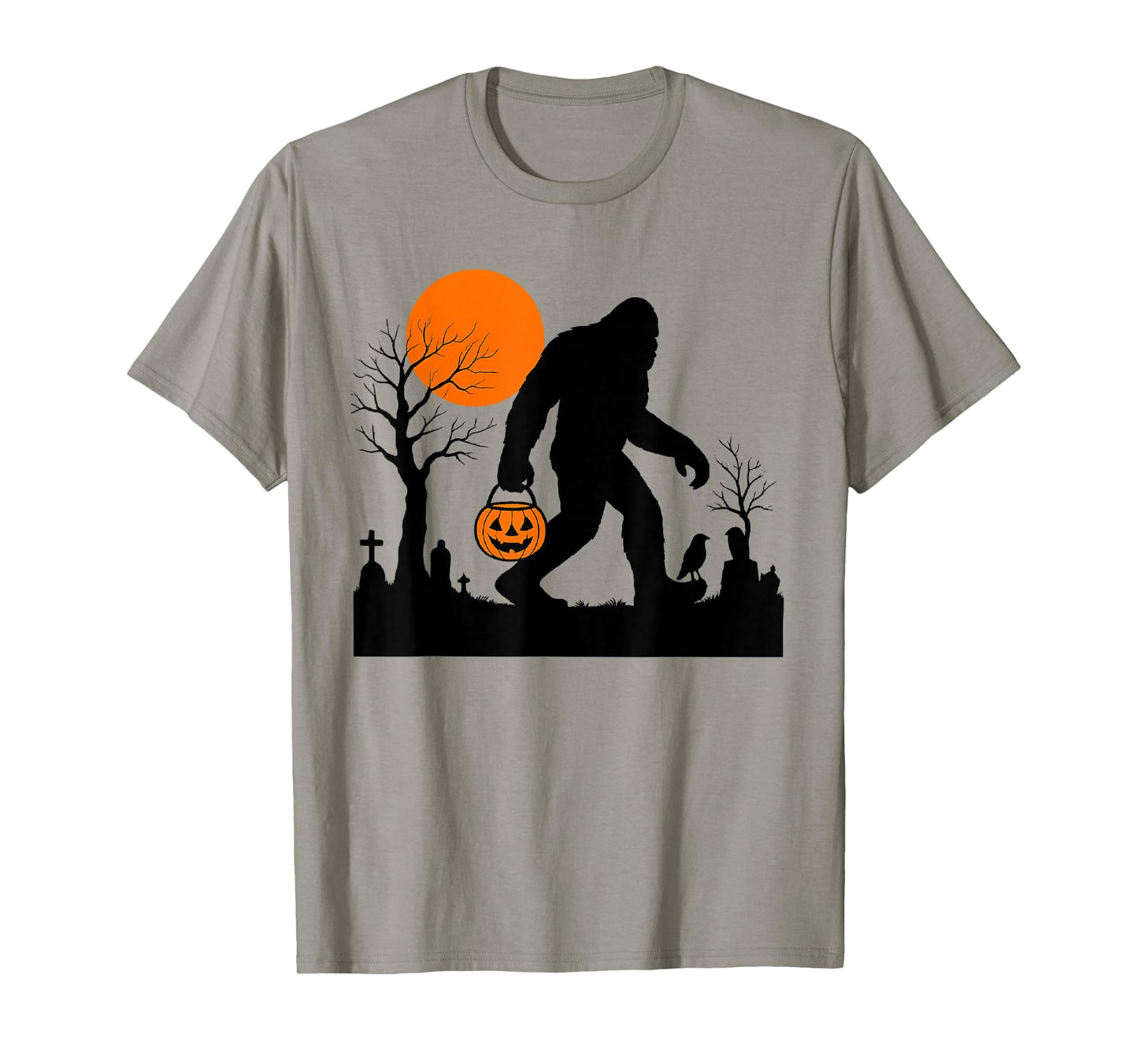 Funny Halloween Sasquatch Costume Bigfoot Scary Party T-Shirt