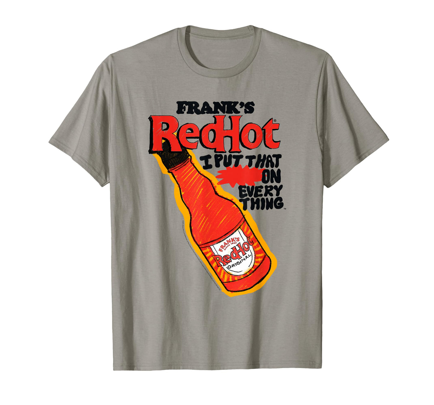 Frank’s RedHot Sauce Original Bottle Illustration T-Shirt