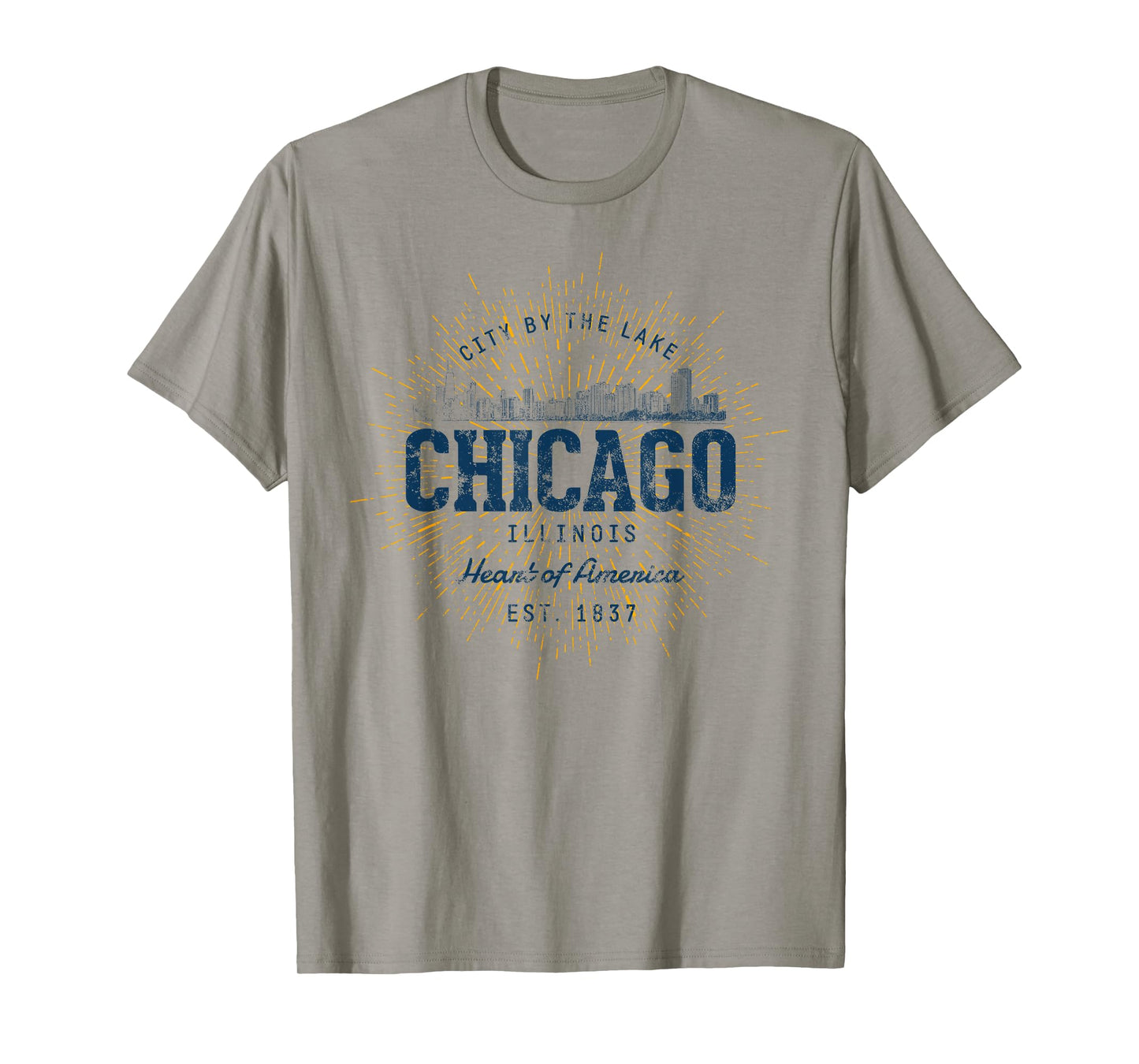 Vintage Retro Style Chicago T-Shirt