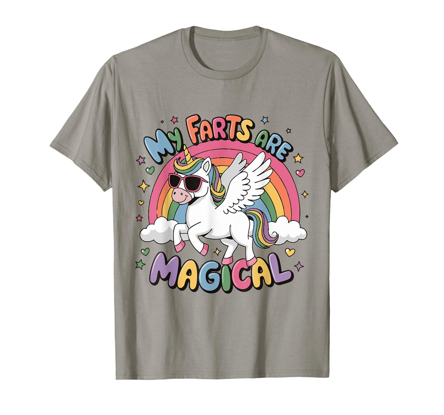 My Farts Are Magical Funny Unicorn Gag Rainbow Girl Boys T-Shirt