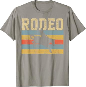 Rodeo Horse Riding Retro Vintage Western Country Gift T-Shirt