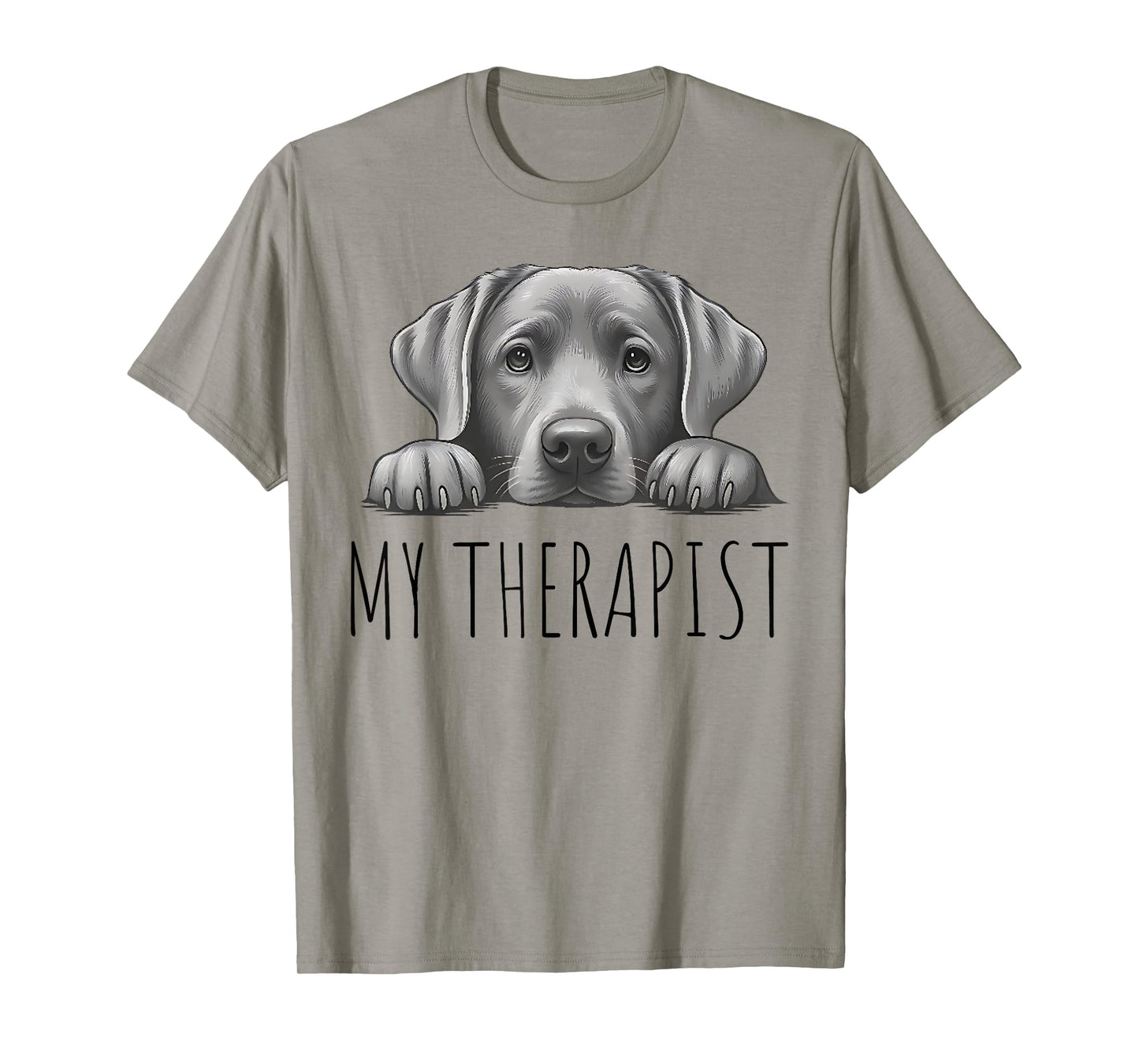 Funny Silver Labrador Dog Owner T-Shirt