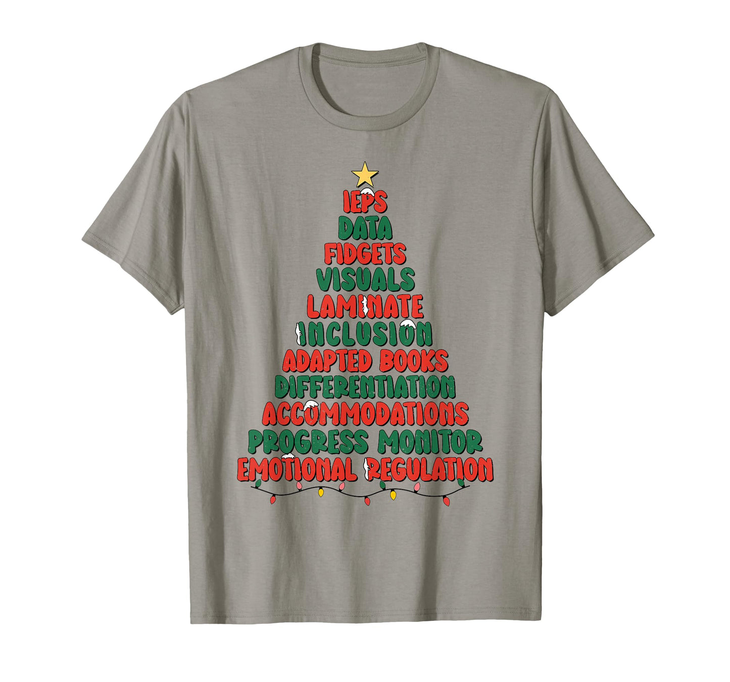 Special Ed Teacher Christmas Tree Sped Special Education T-Shirt
