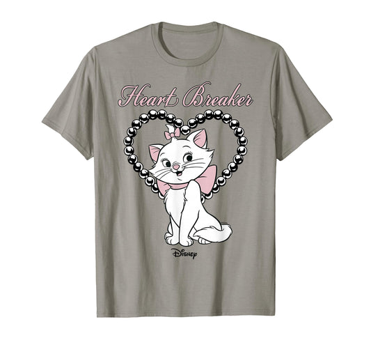 Disney The Aristocats Marie Heart Breaker Bow T-Shirt - T-Shirt | Sand