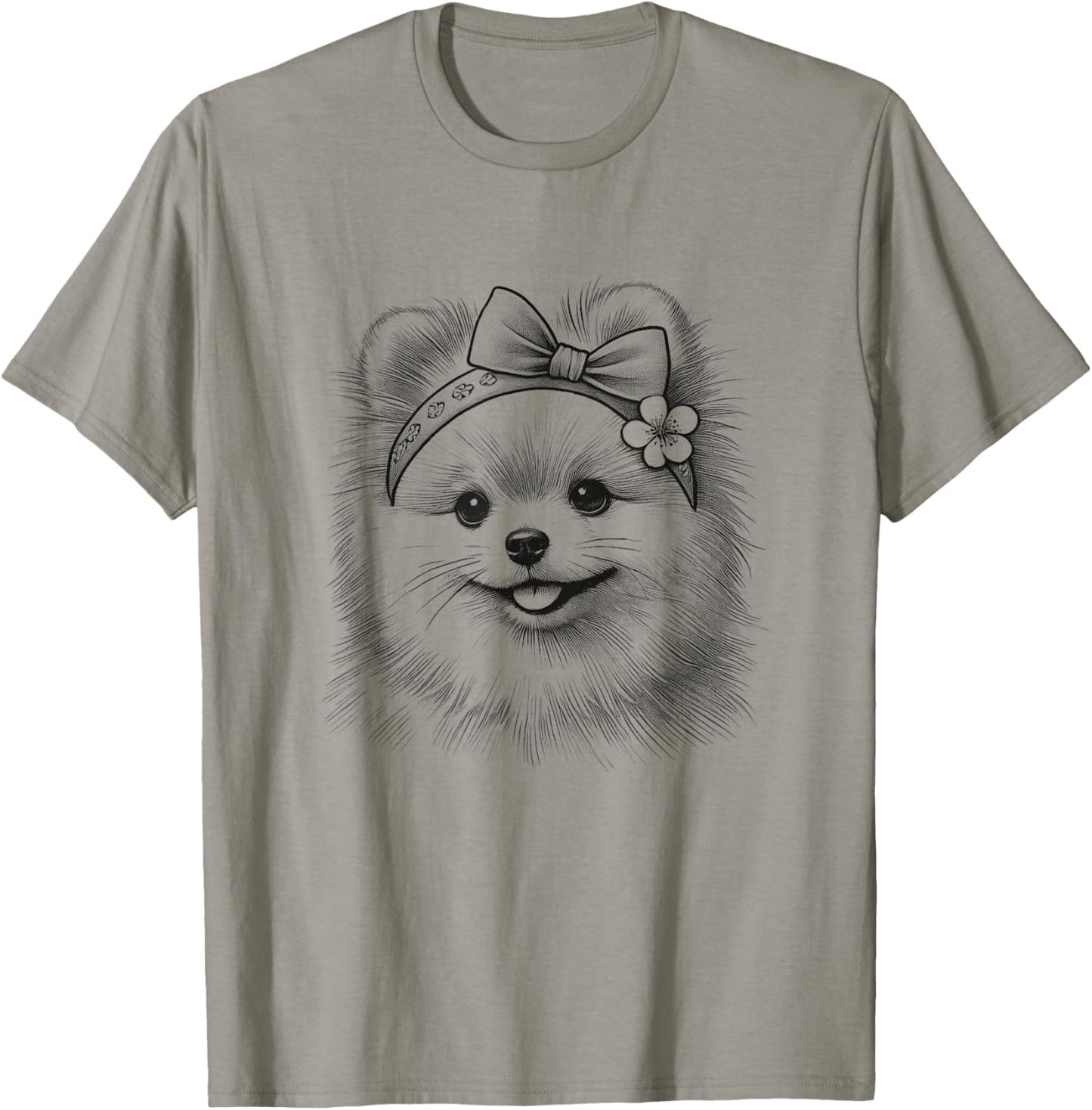Pomeranian Pom Dog Owner Design Idea For Girls And Women T-Shirt