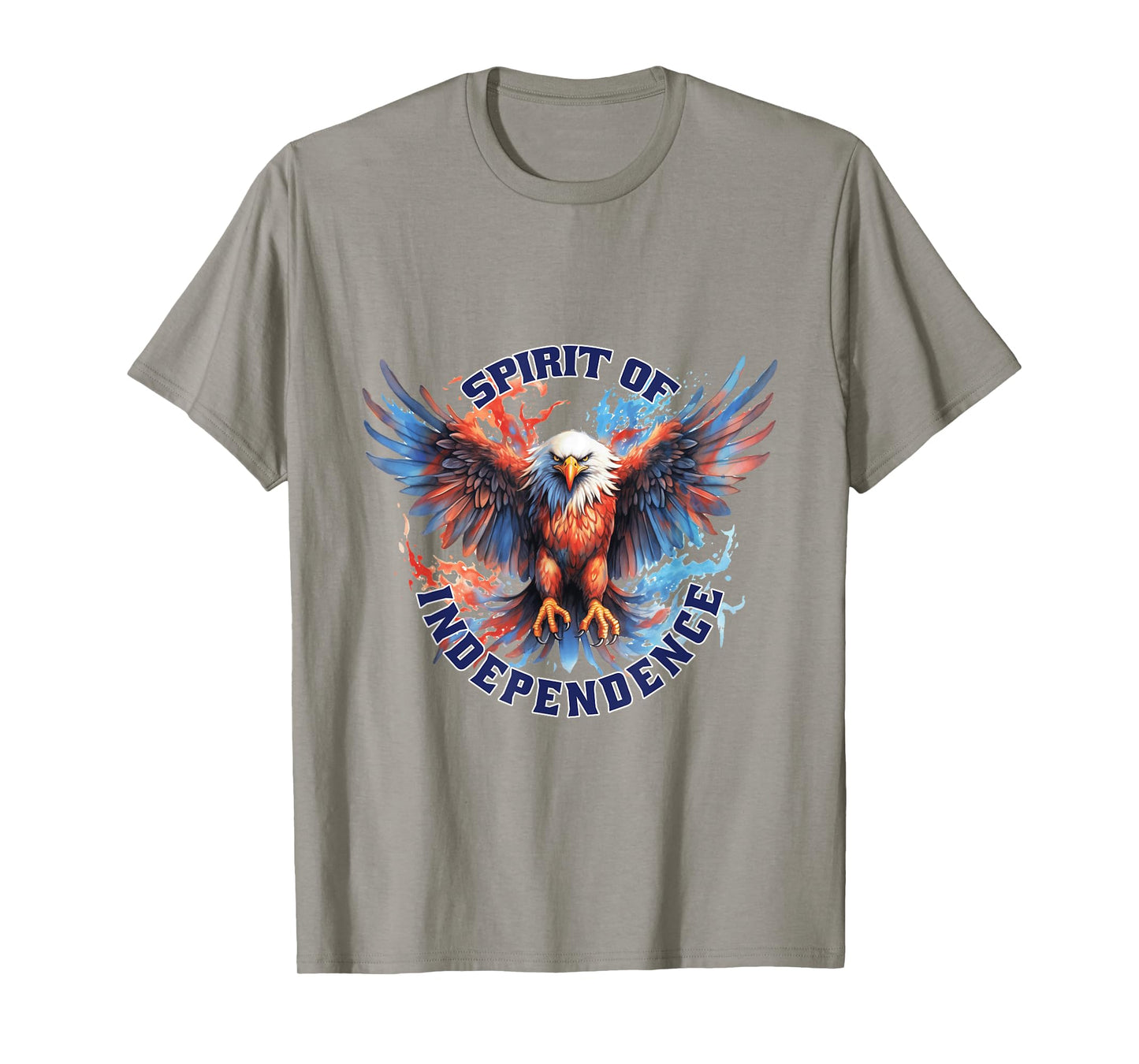 Eagle Bird Flying Illustration T-Shirt