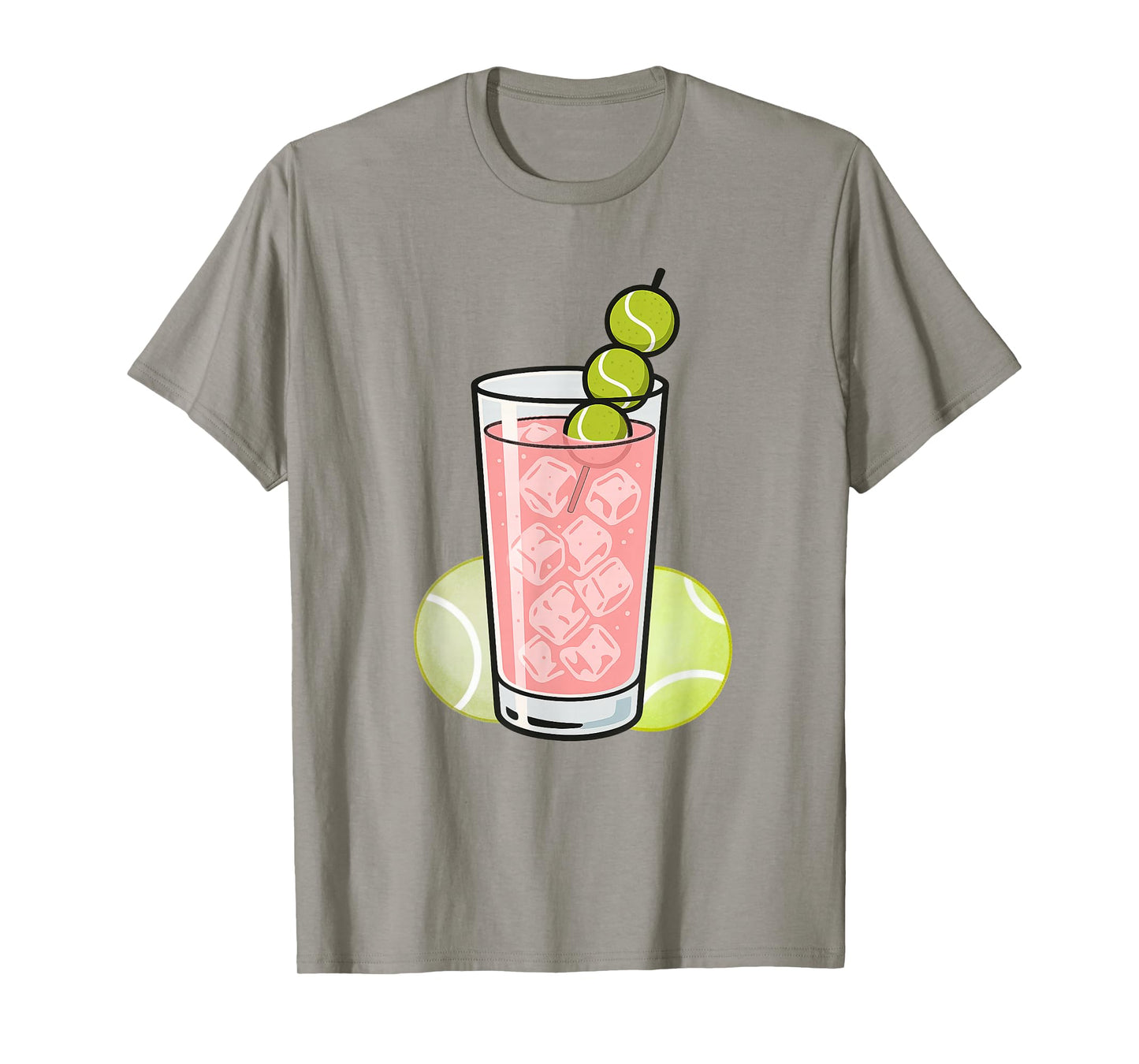 Pink Honey Deuce Cocktail Tennis Balls T-Shirt