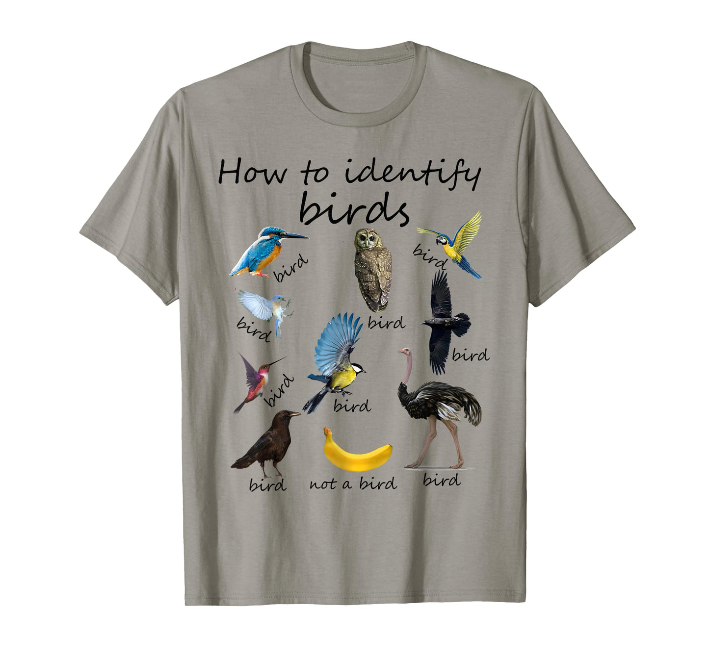 How To Identify Birds Bird Watcher T-Shirt
