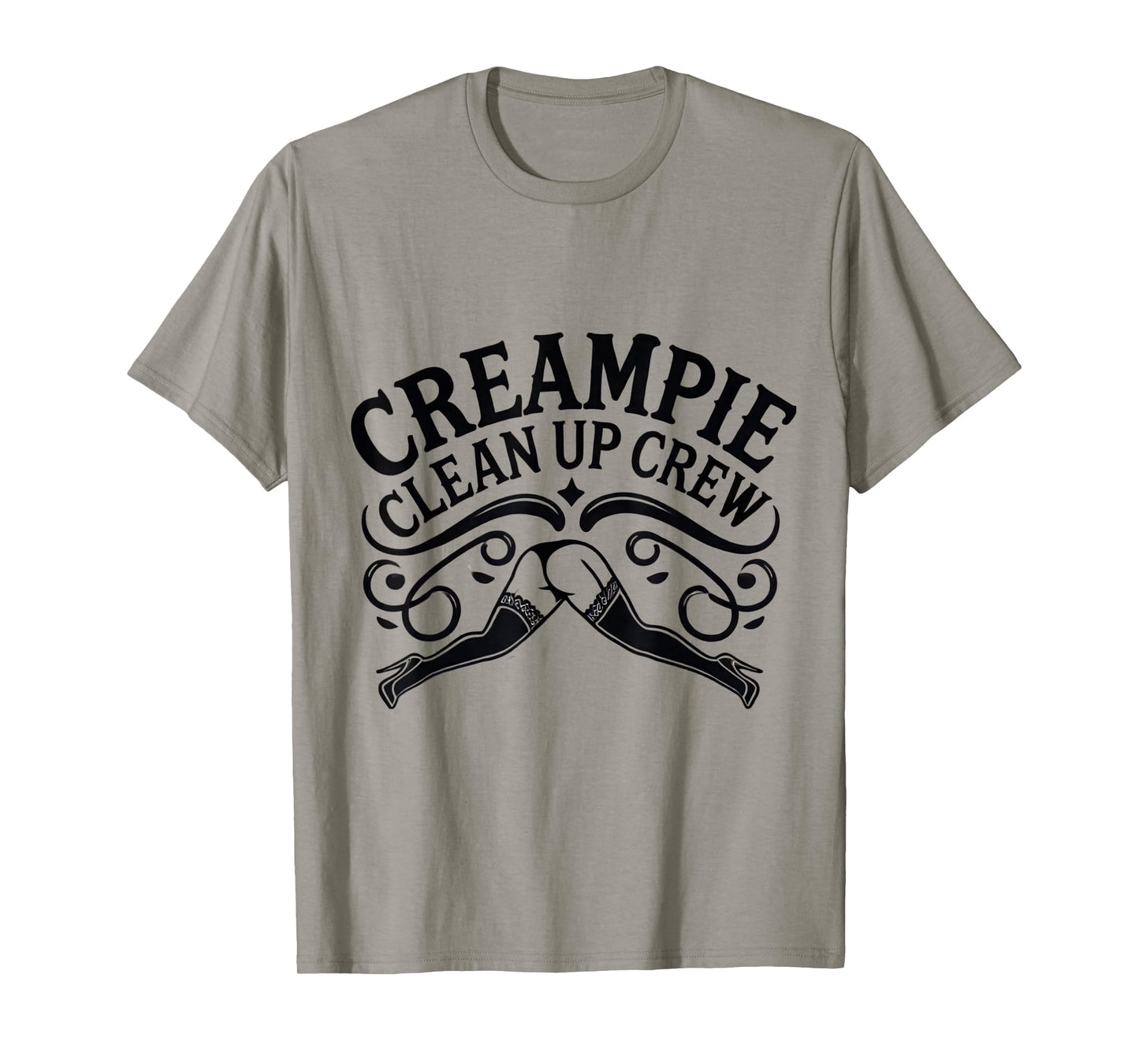 Creampie Clean Up Crew Swinger Lifestyle Naughty Adult Humor T-Shirt