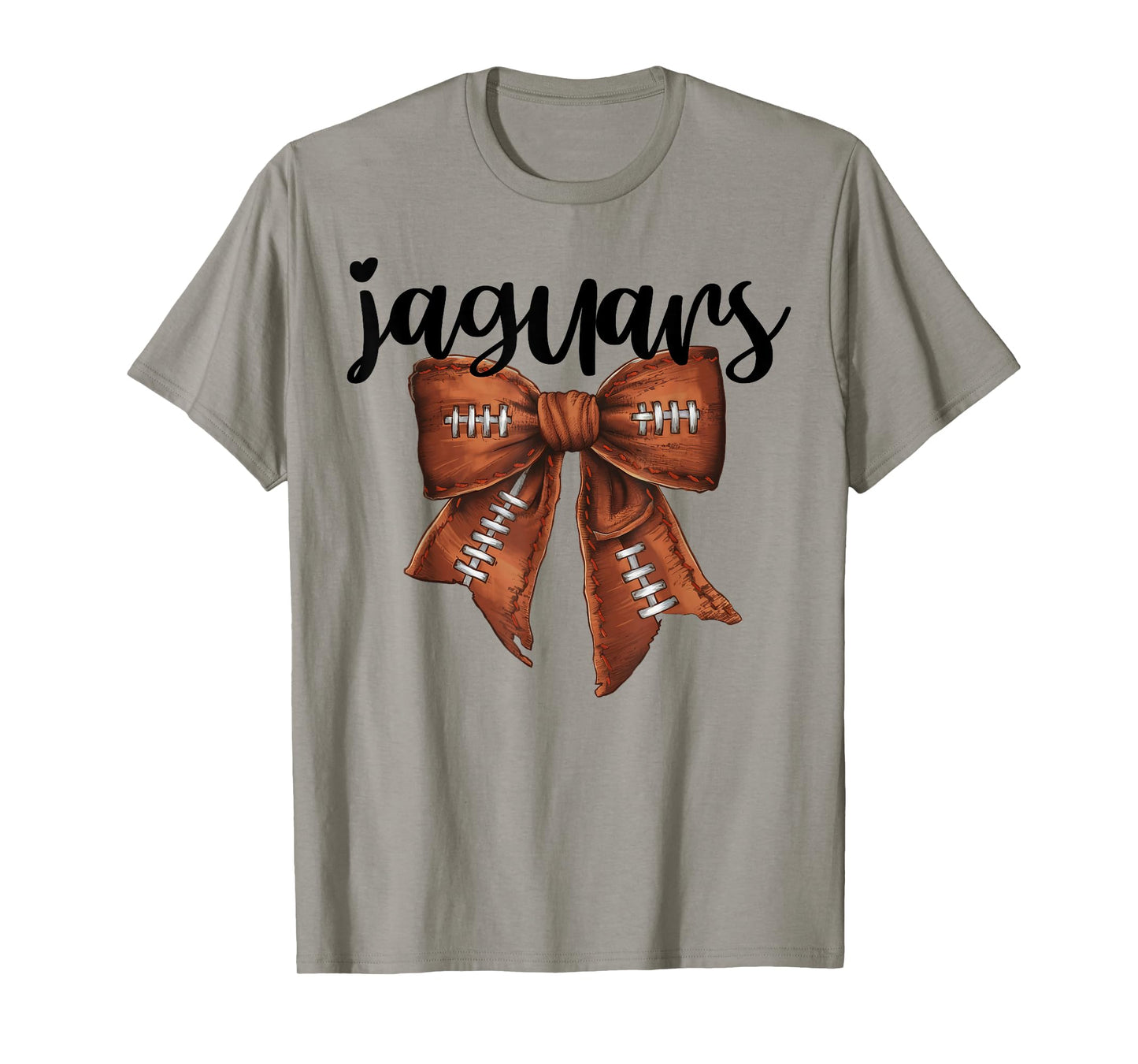 Jaguars Football Bow School Spirit Team Mascot Game Night T-Shirt