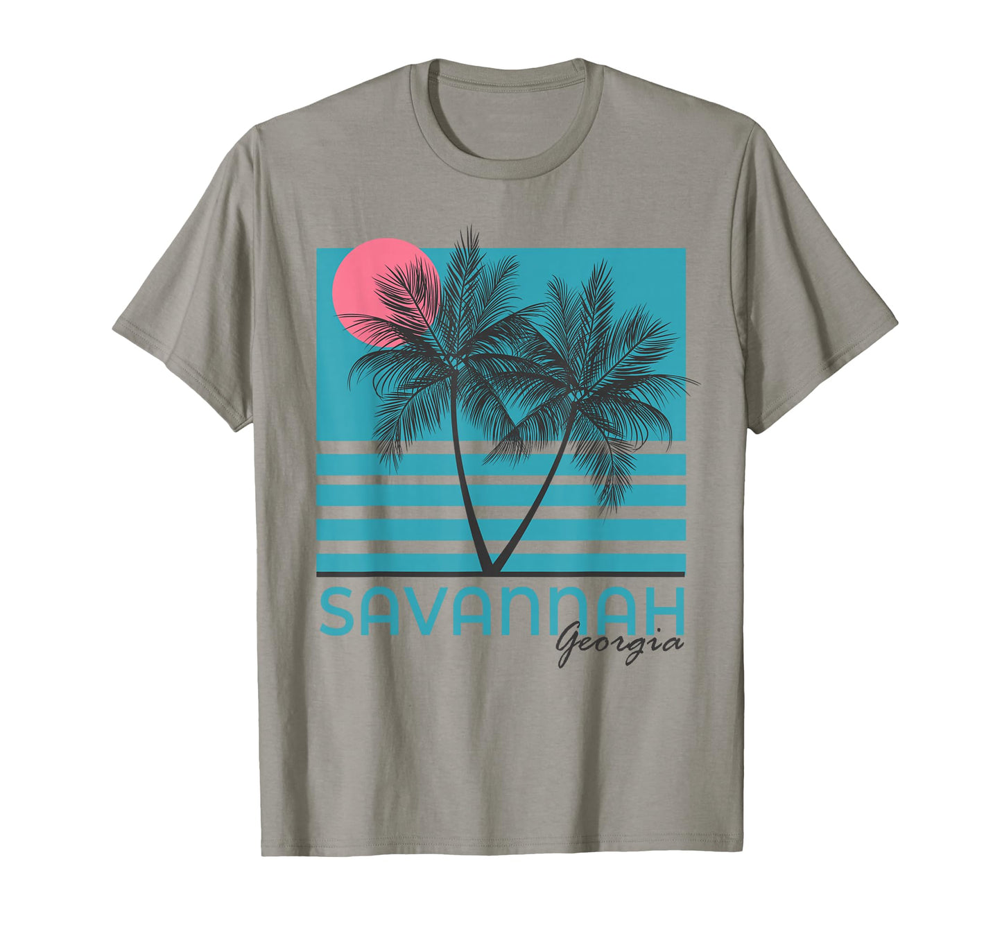 Savannah Georgia Souvenir GA Palm Trees T-Shirt