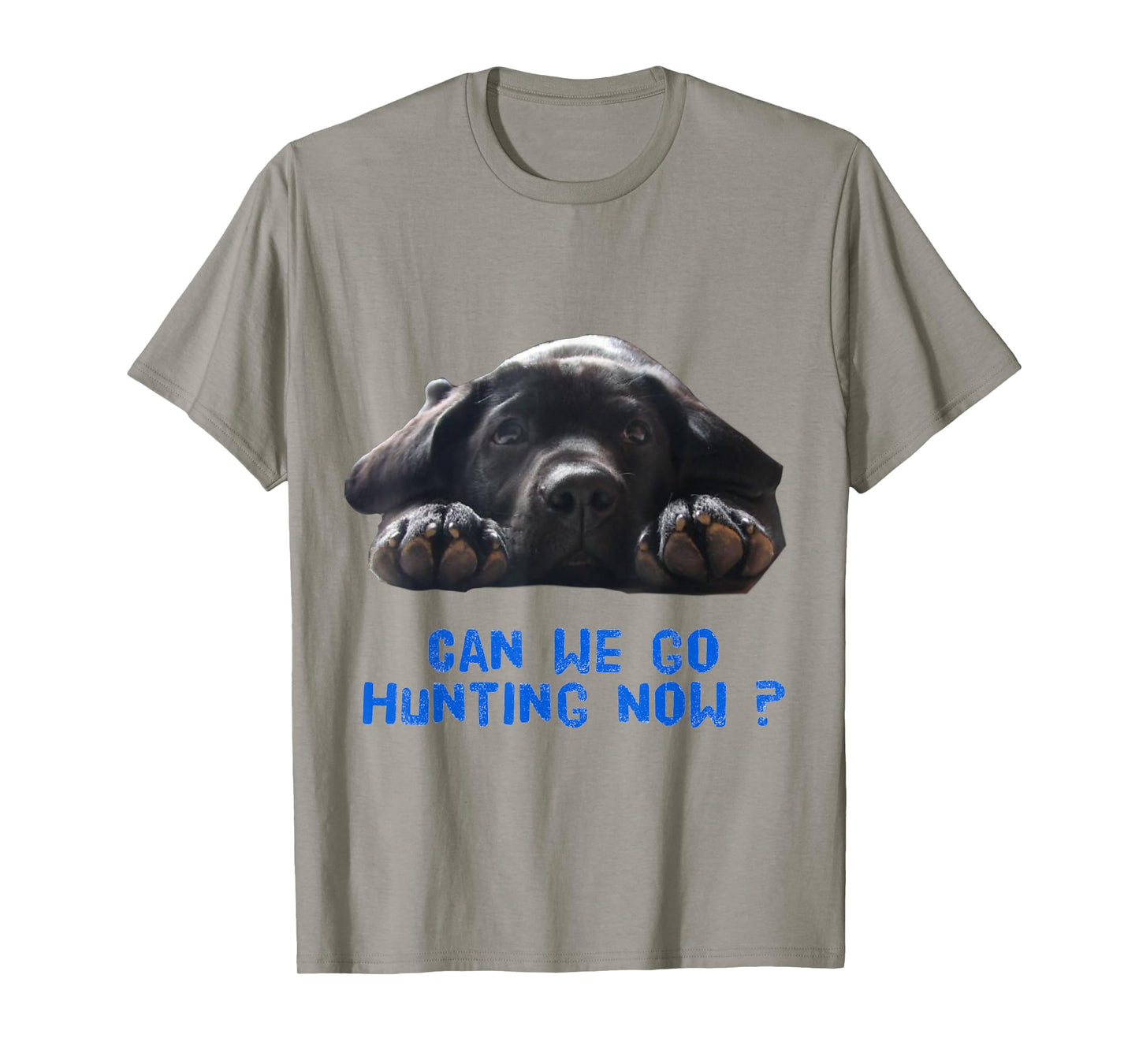 Chocolate or Black Lab, Can we go Hunting Now Shirt T-Shirt