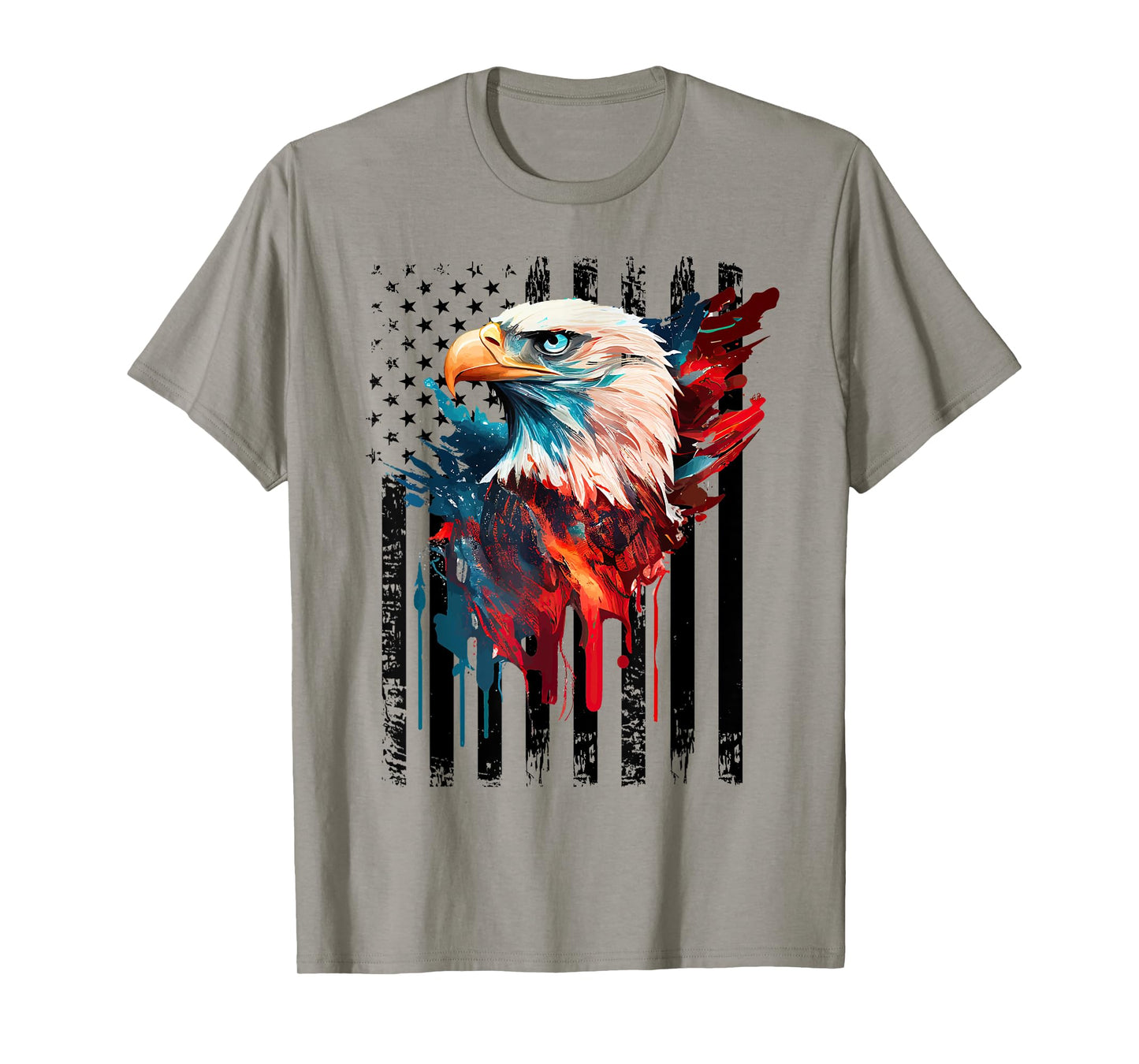 American Flag Eagle Shirt Men Kids Patriots America Eagles T-Shirt