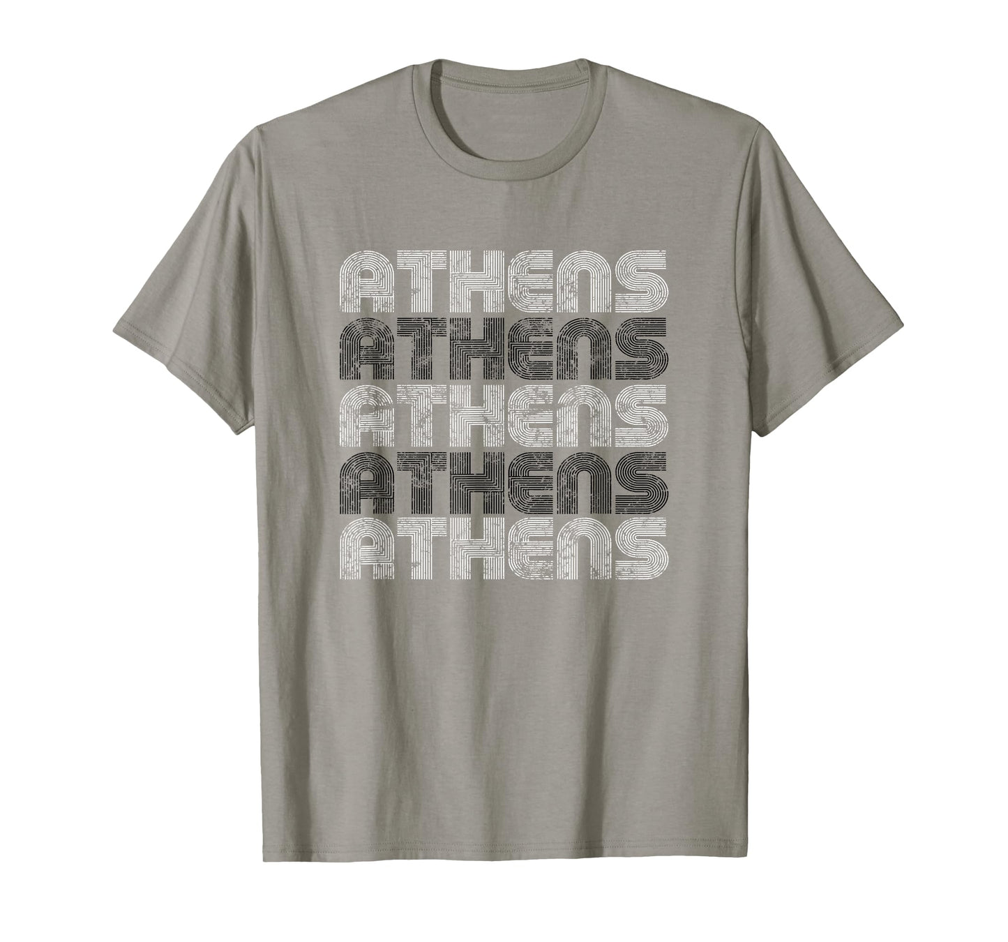 Athens Georgia Retro Vintage Weathered T-Shirt