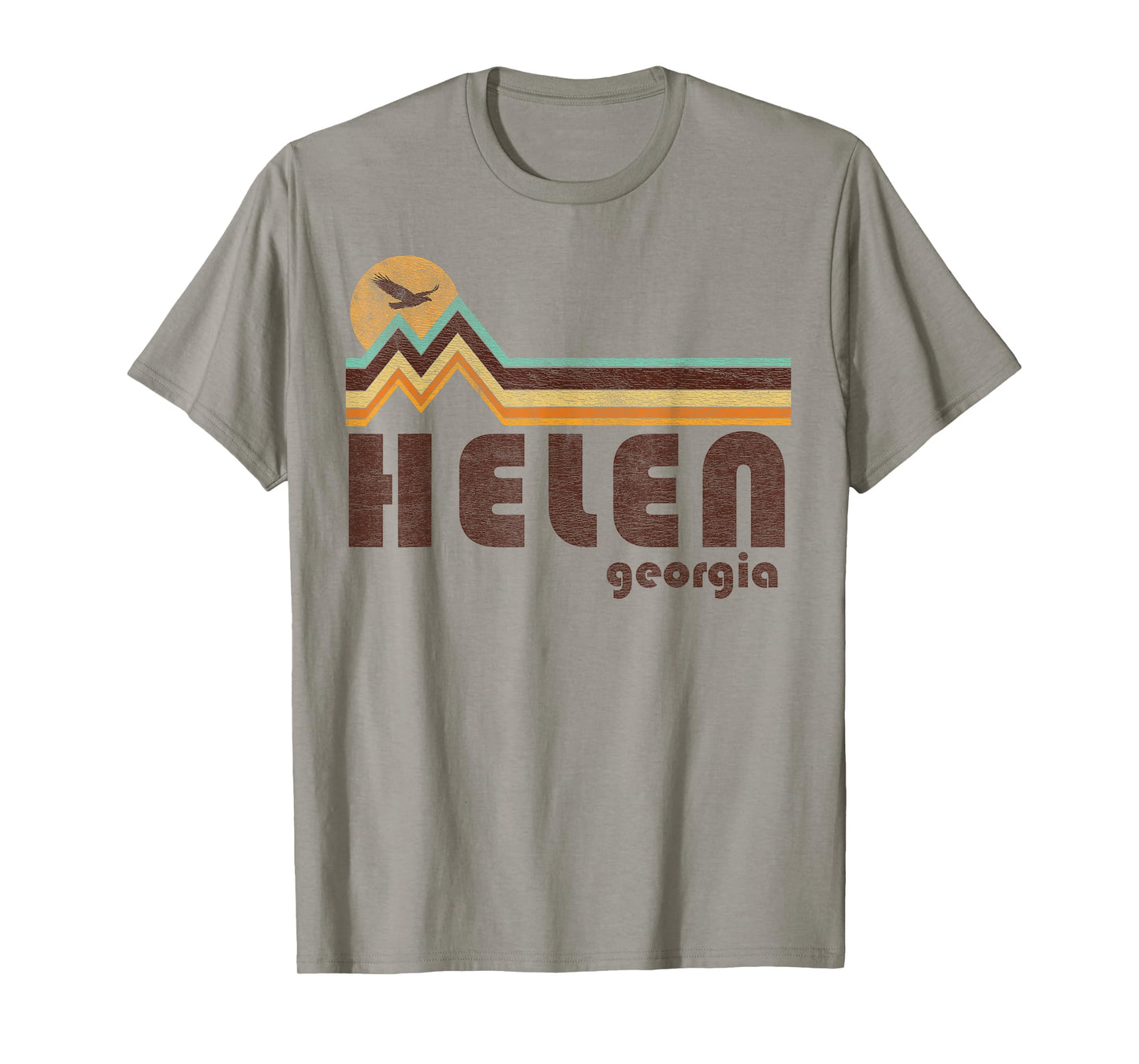 Helen Georgia GA - 70s 80s Retro Style Vintage Souvenir T-Shirt
