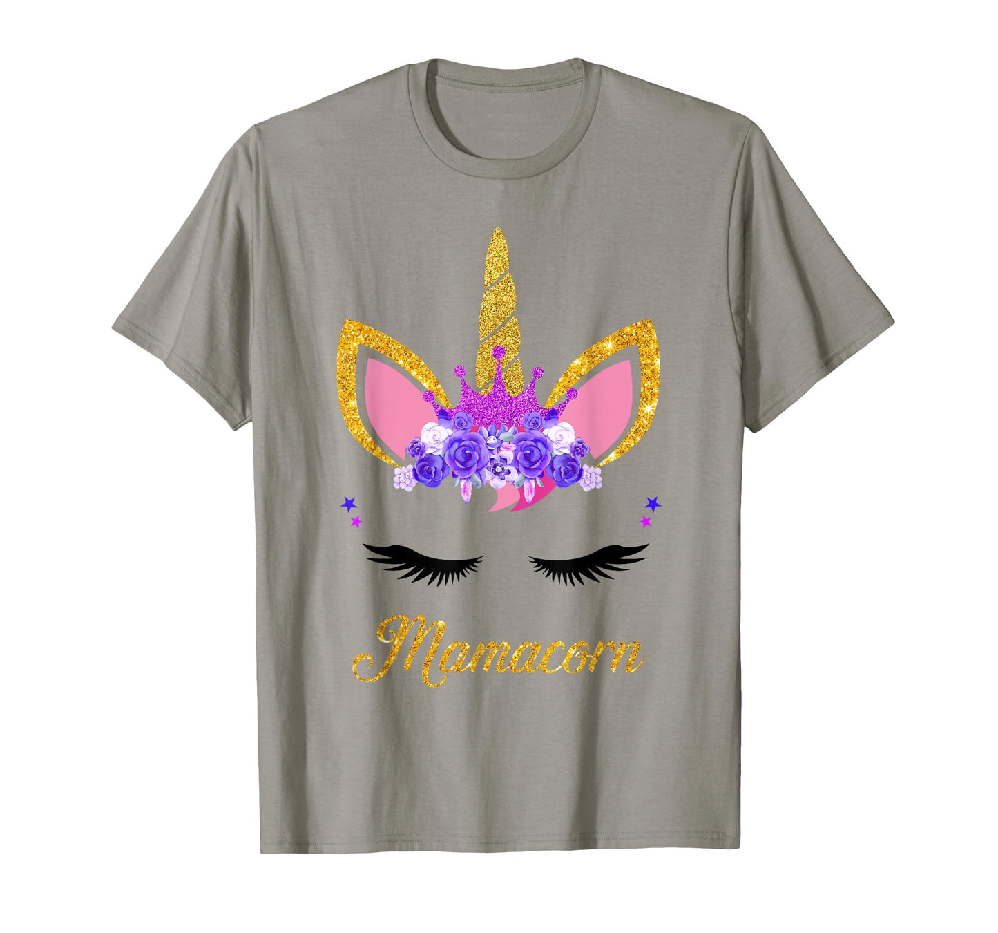 Mamacorn Cute Unicorn Mom Mother of the Unicorn Girl Mommy T-Shirt