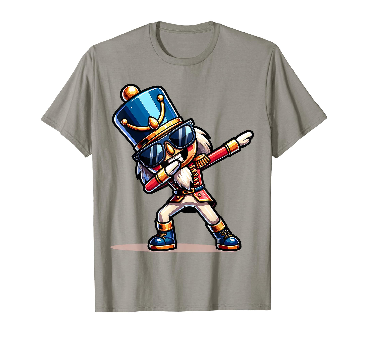 Christmas Nutcracker Dabbing Boys Santa Xmas Funny T-Shirt