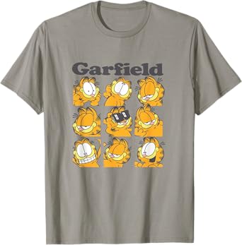 Garfield The Many Emotions Of Garfield Box Up T-Shirt