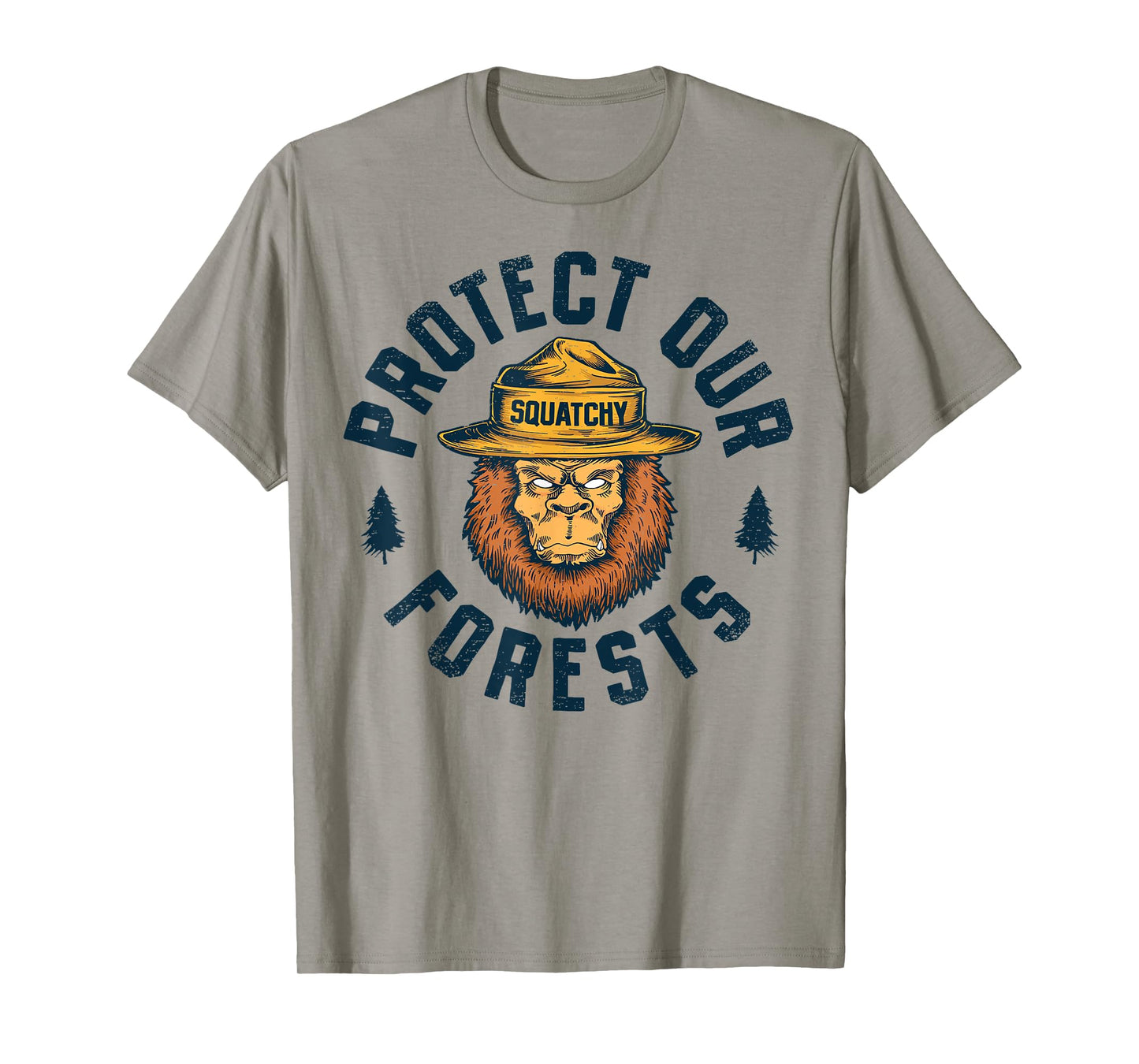 Bigfoot Protect Our Forests National Park Retro Sasquatch T-Shirt