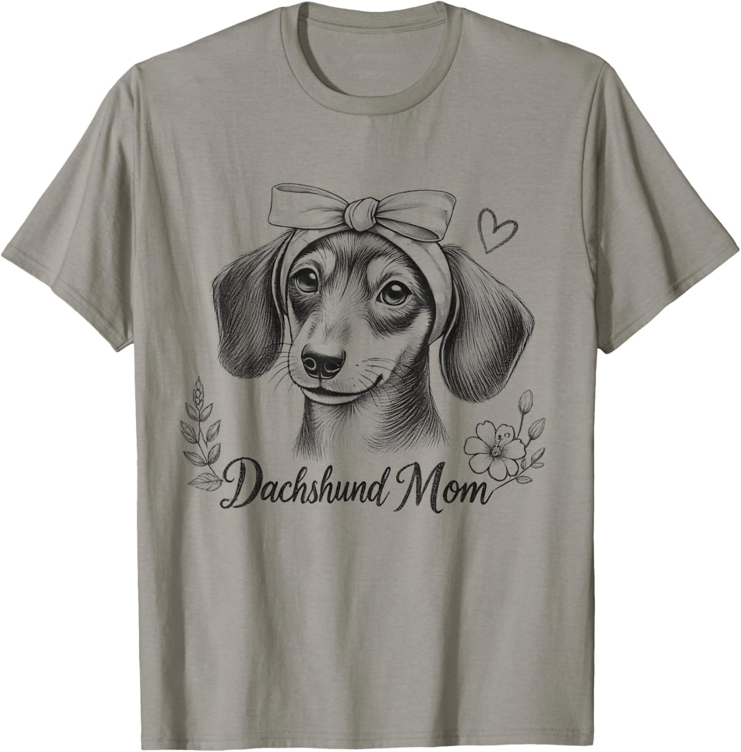 Dachshund Mom Doxie Weiner Dog Mama Design T-Shirt
