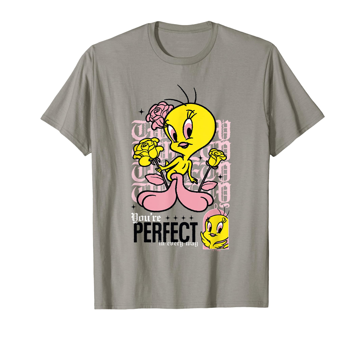 Looney Tunes Tweety Bird You're Perfect In Every Way Retro T-Shirt