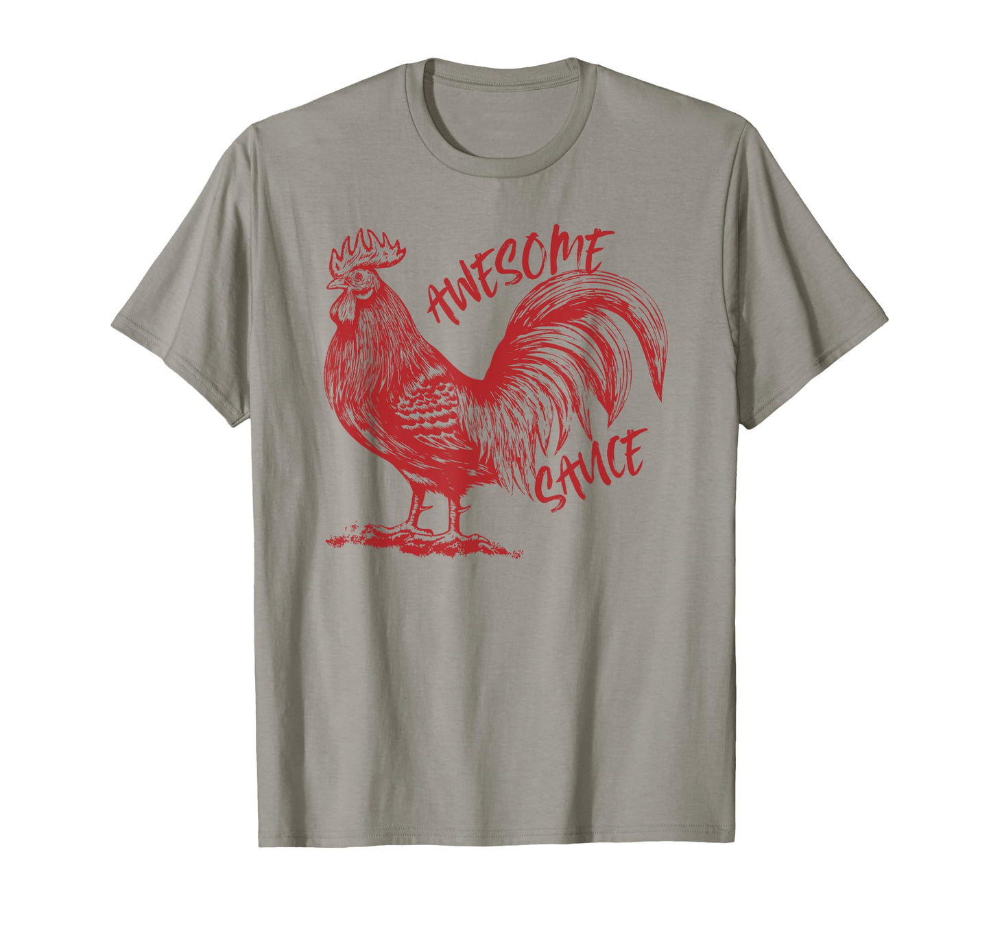 Awesome Sauce Rooster Retro Vintage T-Shirt