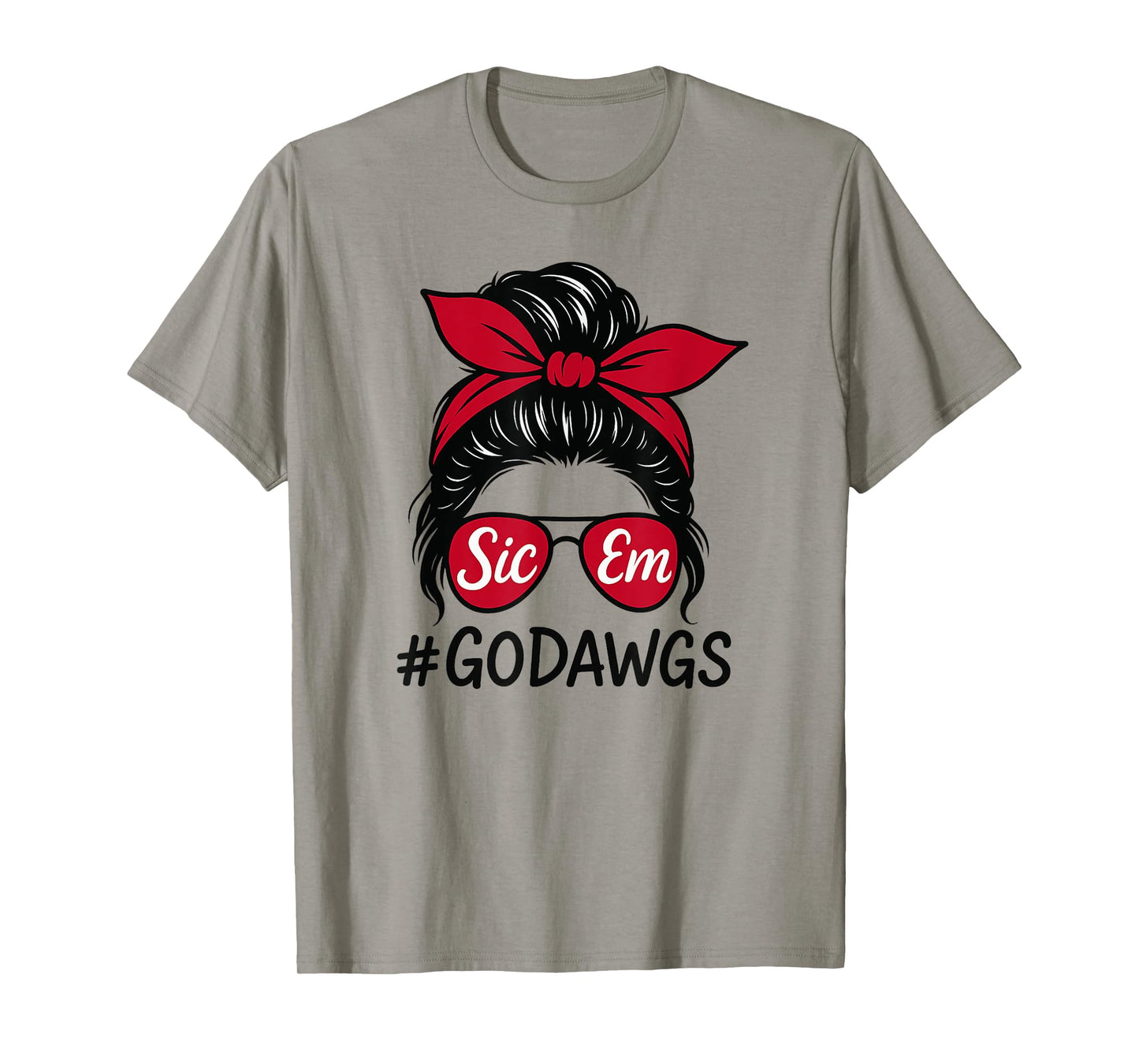 Dawgs Sic Em, Go Dawgs, Sic'Em, Go Bulldog for Women Girls T-Shirt