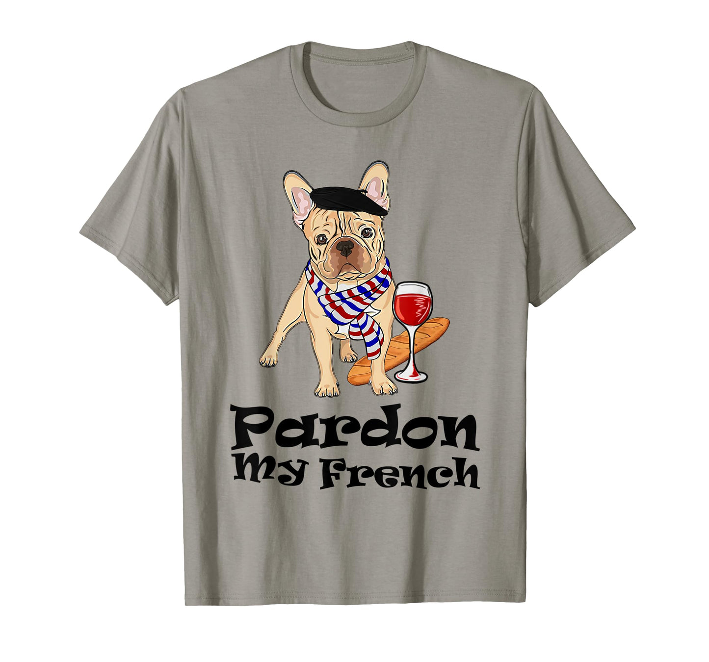 Pardon My French Bulldog Frenchie Lover Fawn T-Shirt