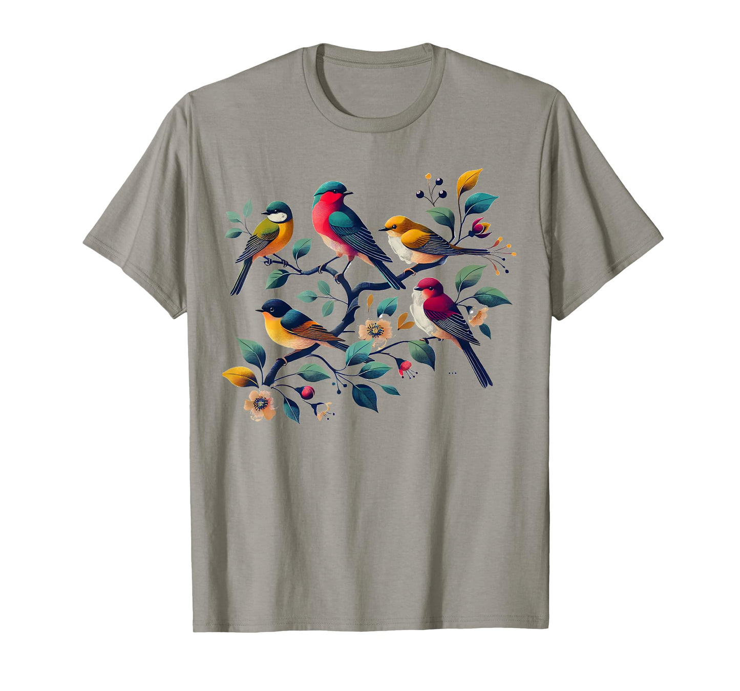 Birds On A Branch Birding Bird Watching Bird Watcher Birder T-Shirt