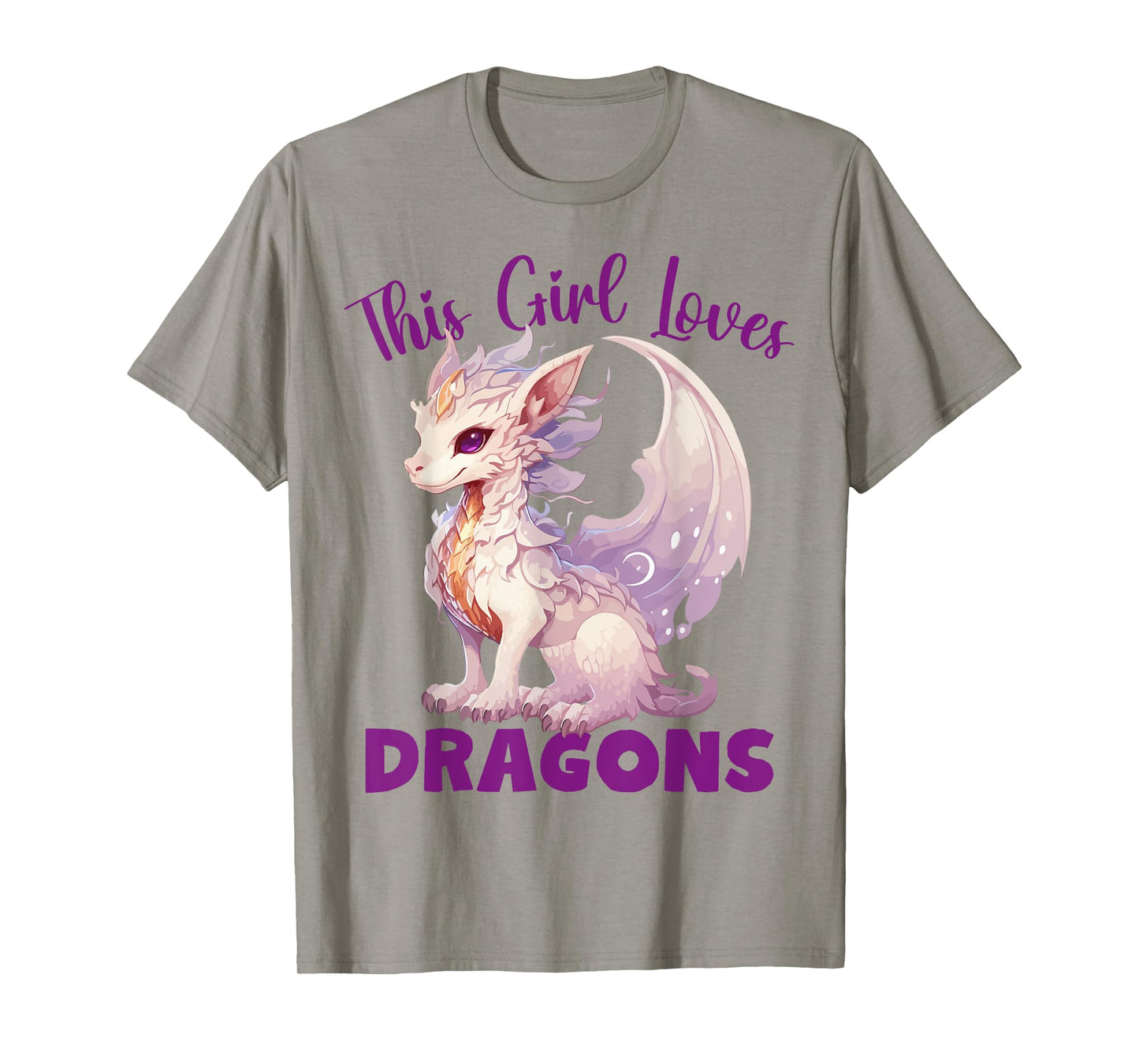 This Girl Loves Dragon for Dragon Loving Girls T-Shirt