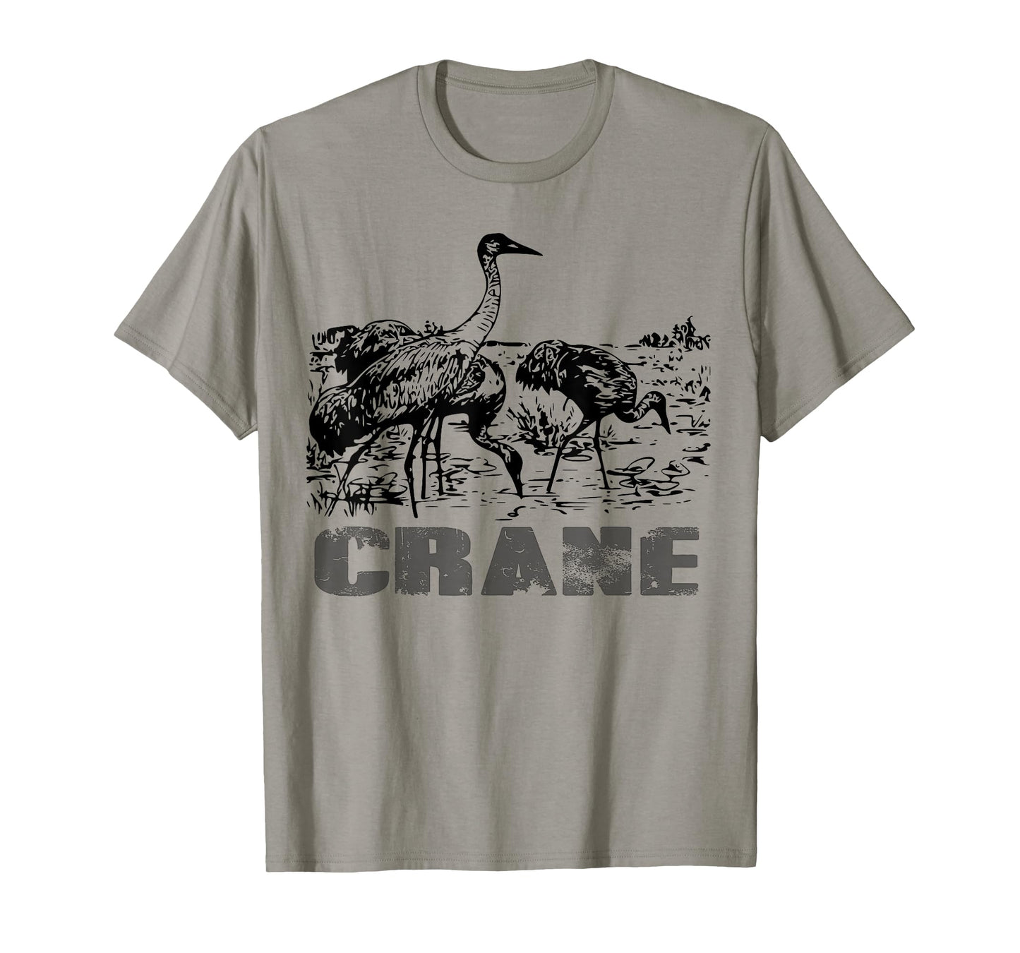 Whooping Crane Bird Art T-shirt Men Women Kids Boys Girls T-Shirt