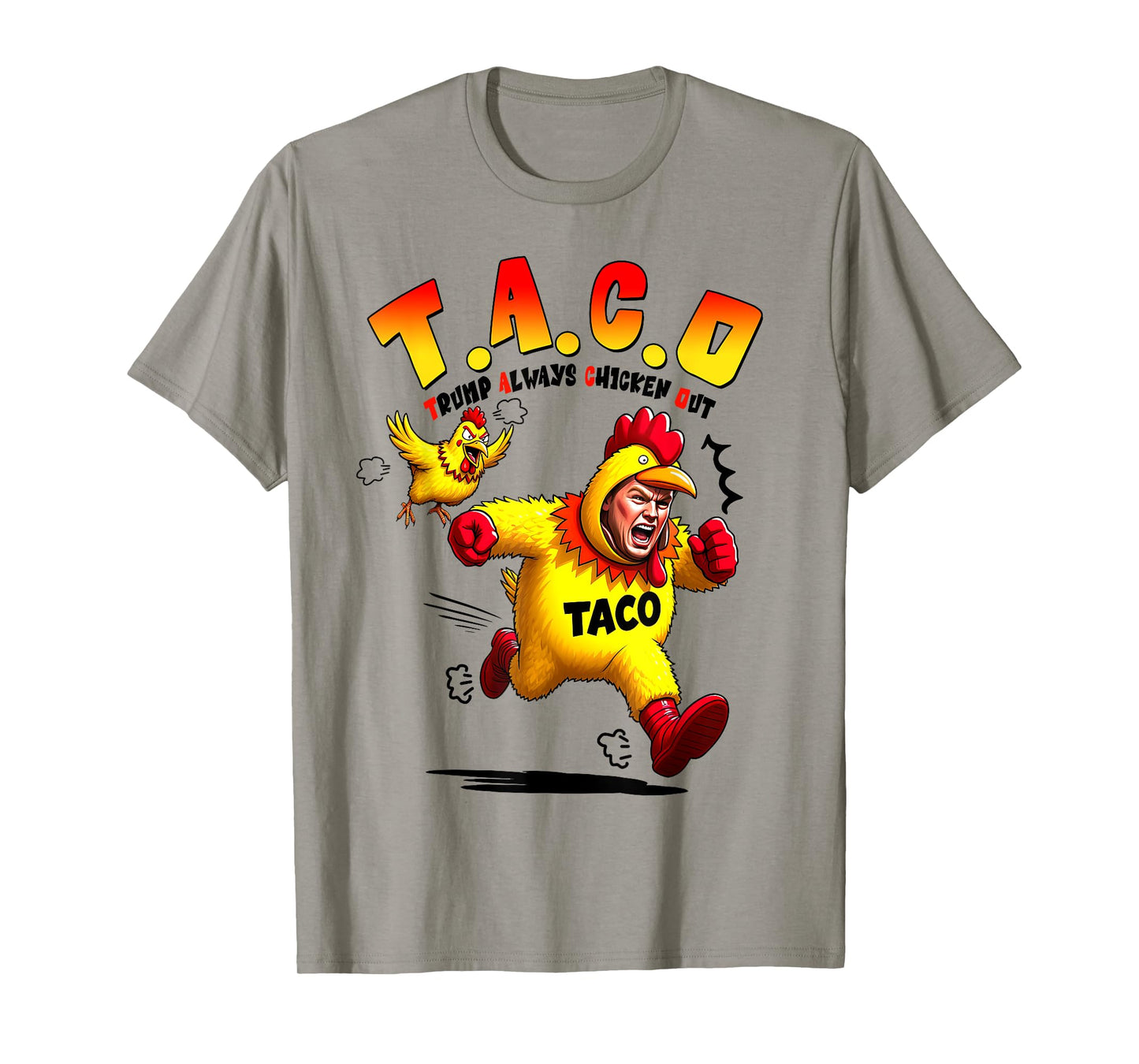 Funny Trump Taco Joke Anti Trump Protest Tee T-Shirt
