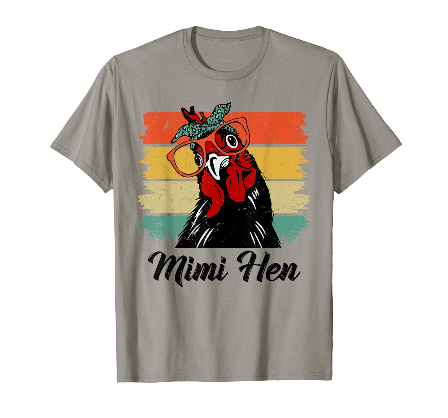 Retro Mimi Hen Chicken Mimi Chicken Lover Farmer Mothers Day T-Shirt