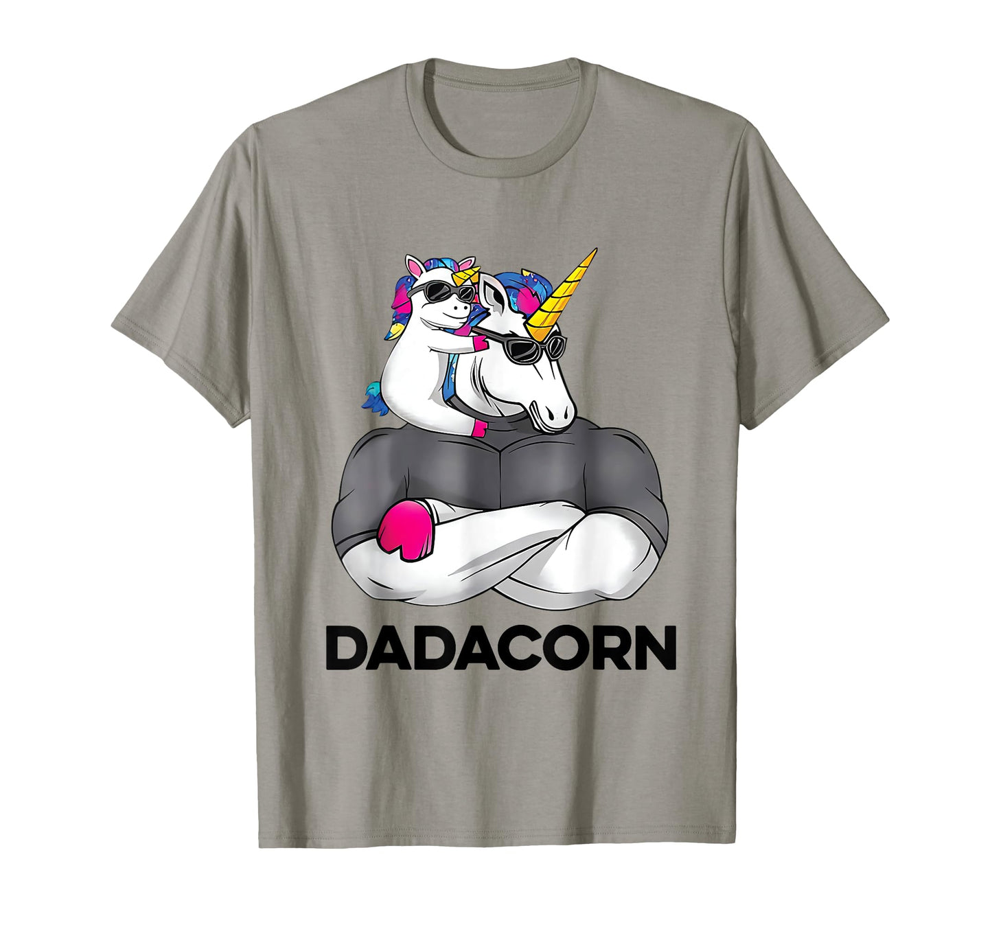 Fathers Day Gift Unicorn Dad Shirt Funny Dadacorn Men T-Shirt