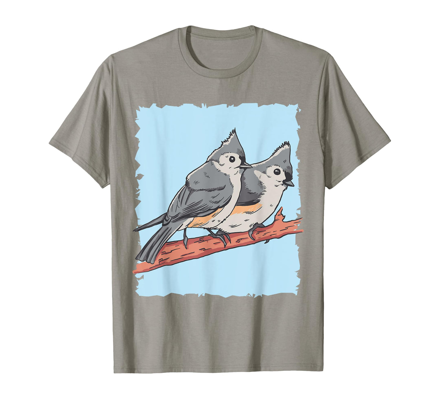 Cute Tufted Titmice Gift for Titmouse Lovers T-Shirt