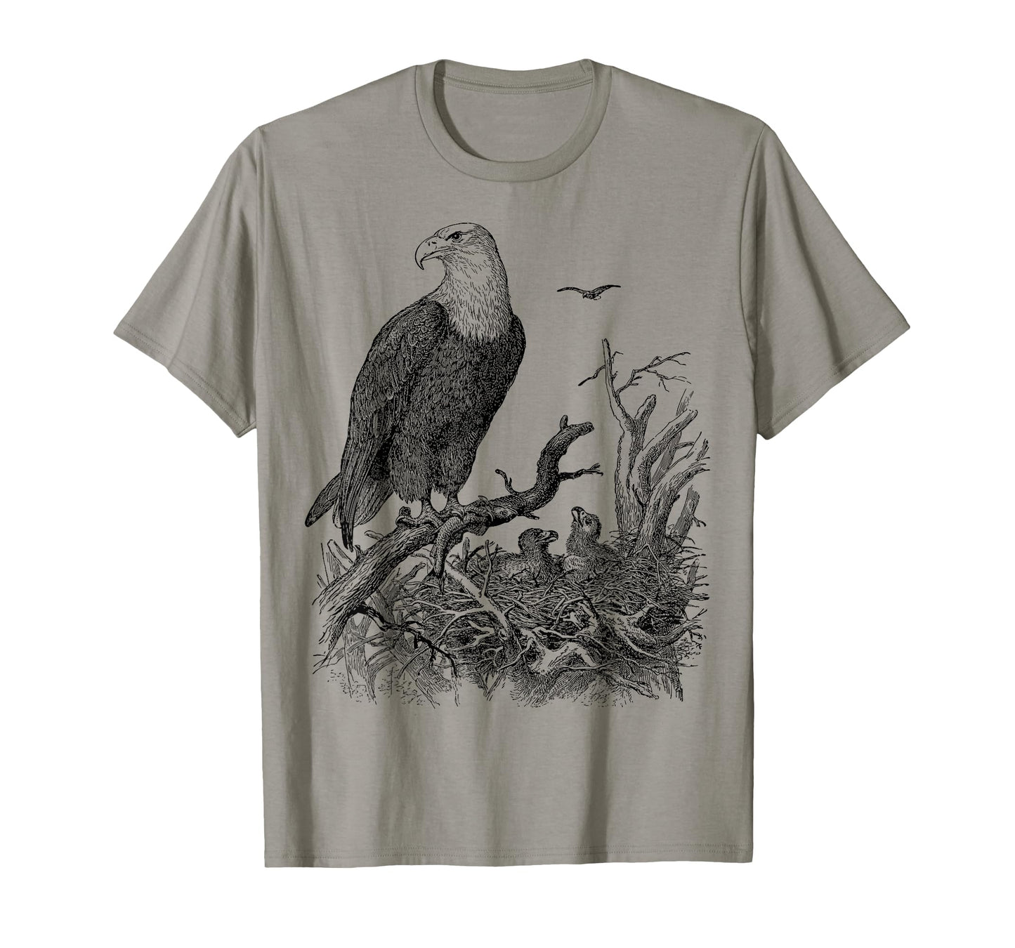 Bald Eagle Nest Baby Bird Watching Group T-Shirt