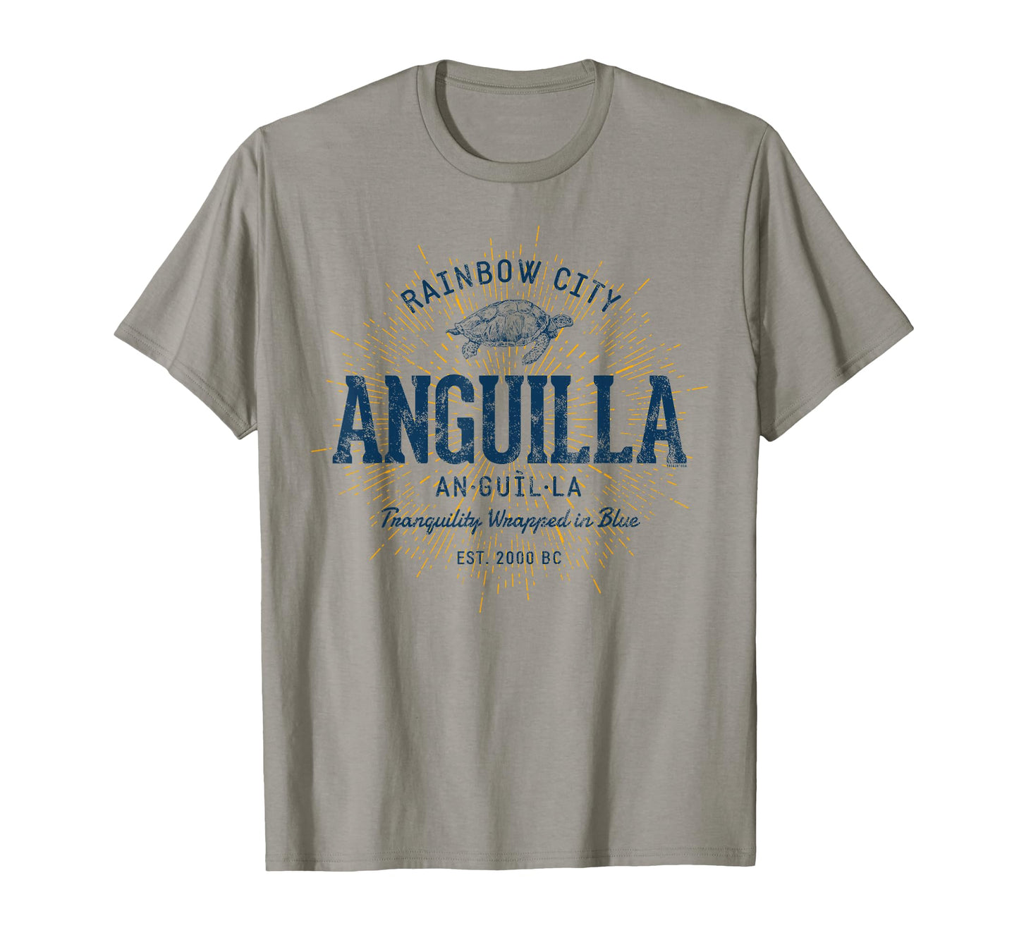 Anguilla Retro Style Vintage Anguilla T-Shirt